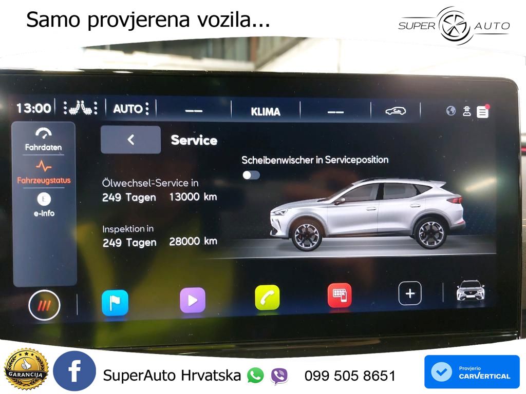 Cupra Formentor 1.4 TSI (245 KS) e-Hybrid DSG VZ LED+GR SJED+ACC