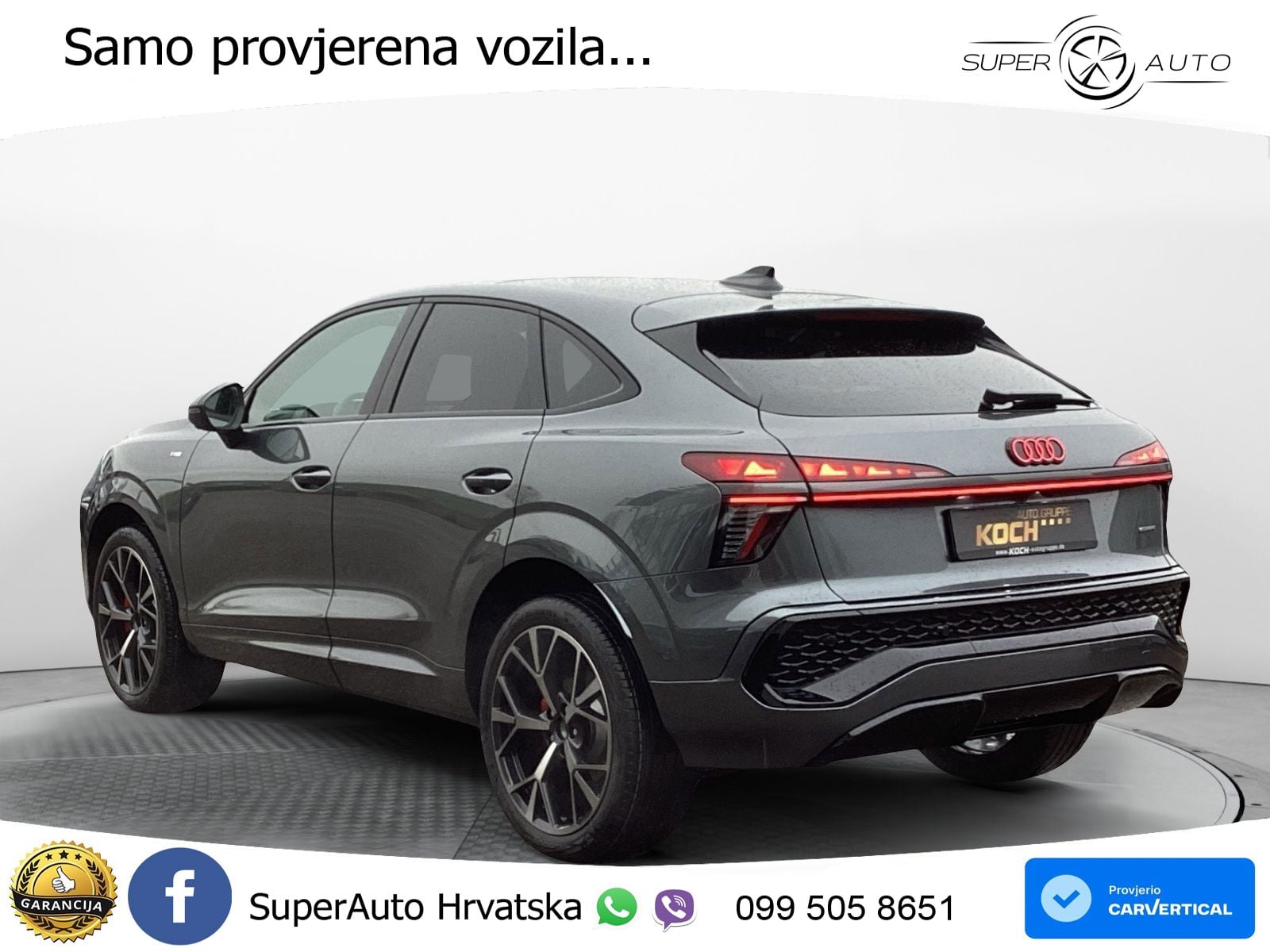 Audi Q3 Sportback 2.0 TFSI (204 KS) quattro S tronic LED+GR SJED+ACC