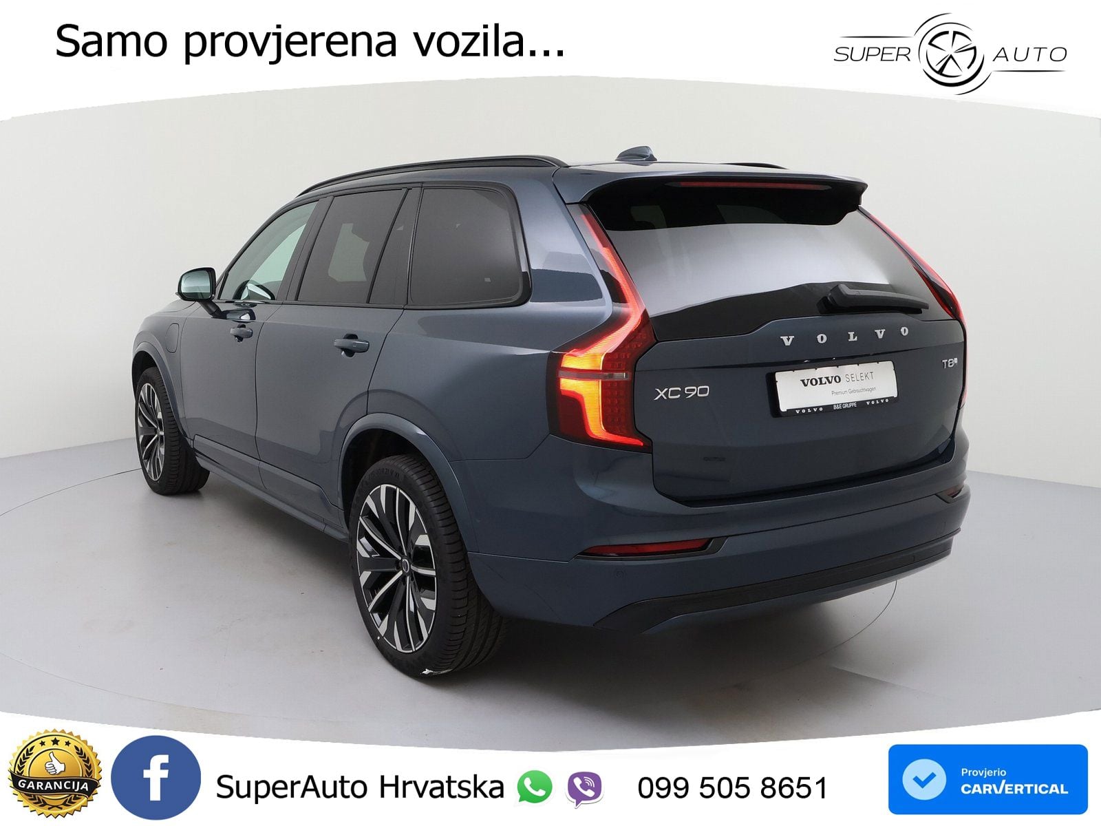 Volvo XC90 2.0 T8 AWD Automatic ACC+HEAD+4xGR SJED+360+PANO