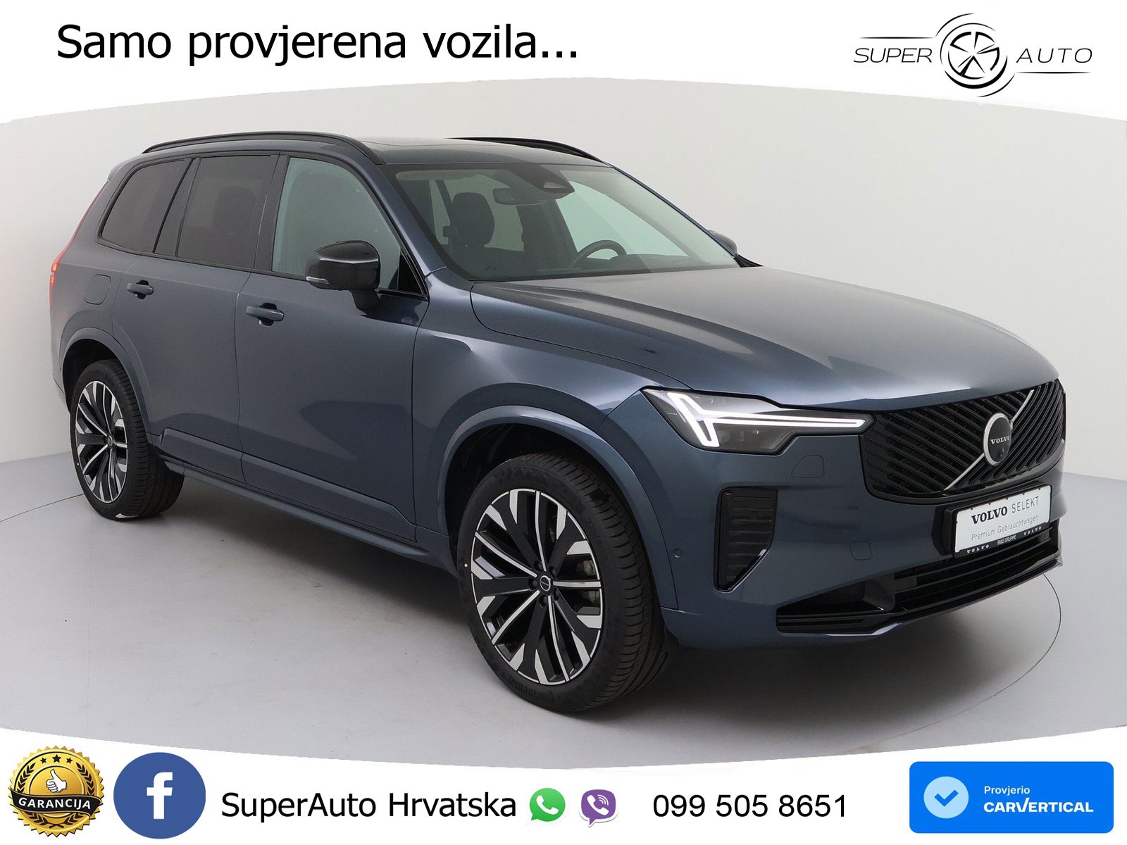 Volvo XC90 2.0 T8 AWD Automatic ACC+HEAD+4xGR SJED+360+PANO