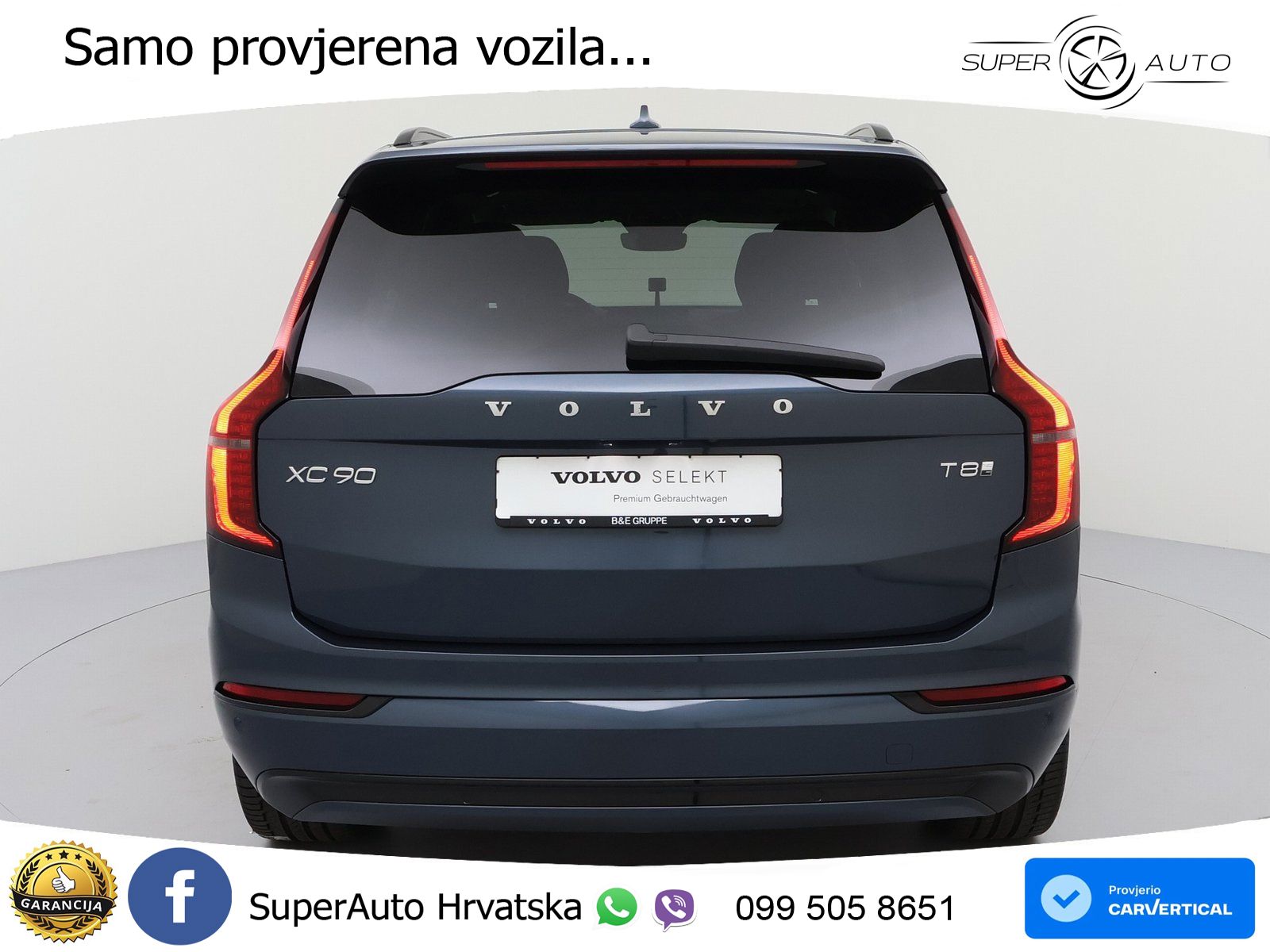 Volvo XC90 2.0 T8 AWD Automatic ACC+HEAD+4xGR SJED+360+PANO