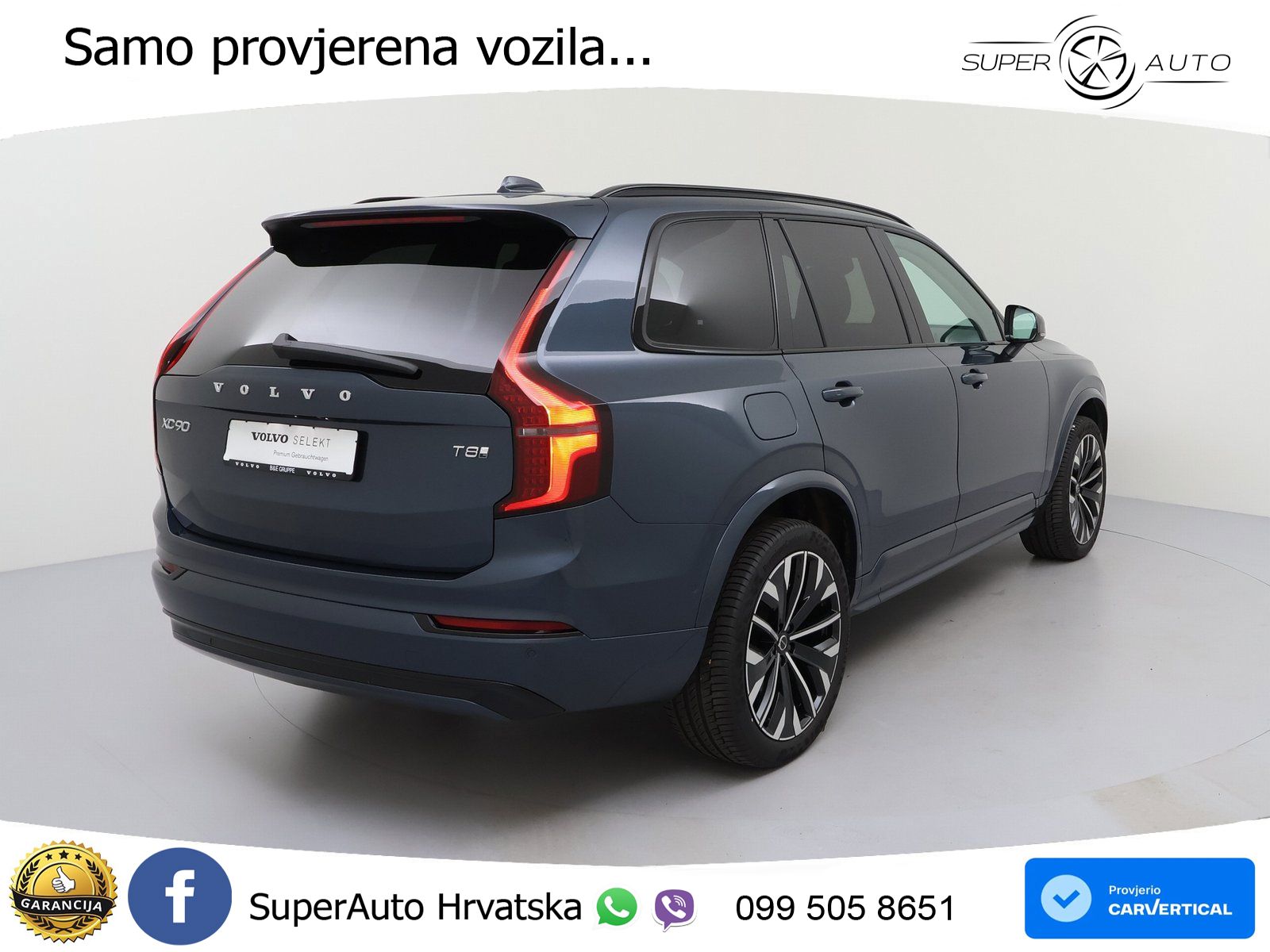 Volvo XC90 2.0 T8 AWD Automatic ACC+HEAD+4xGR SJED+360+PANO