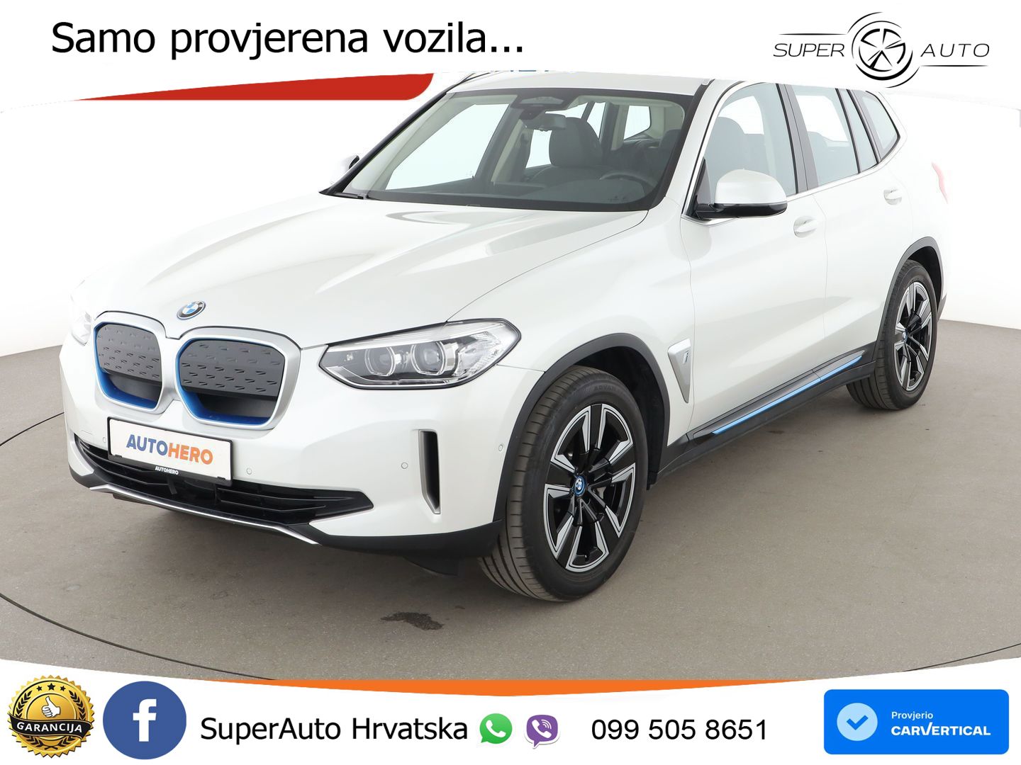 BMW iX3 80 kWh (286 KS) LED+GR SJED+ACC