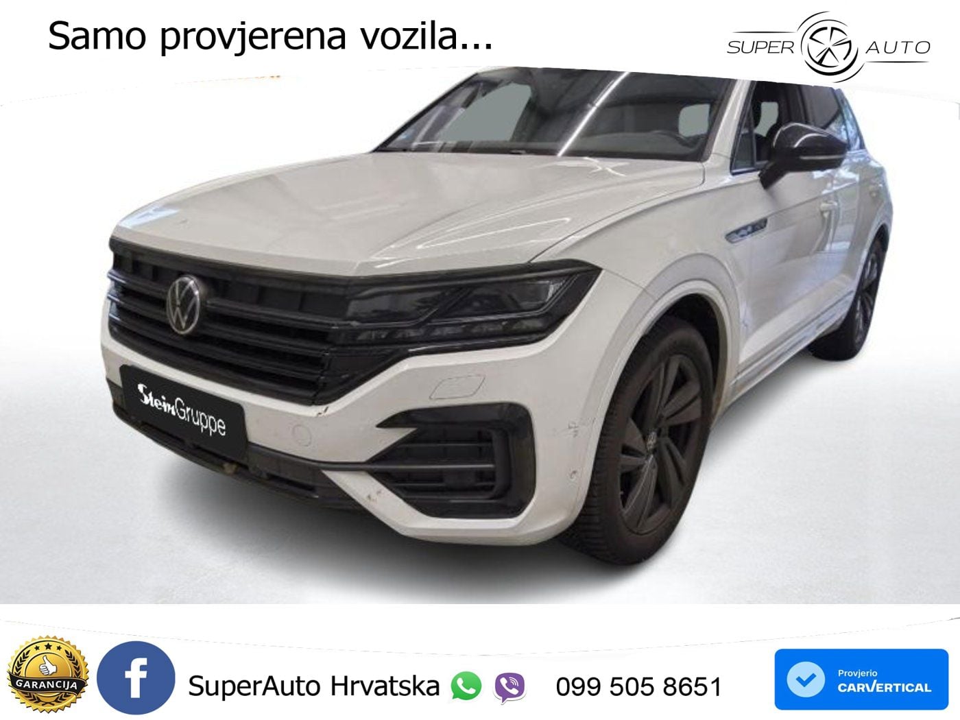 Volkswagen Touareg 3.0 V6 TDI (286 KS) 4MOTION Tiptronic R-Line ZRAČNI+ACC+GR SJED+KAM+PANO