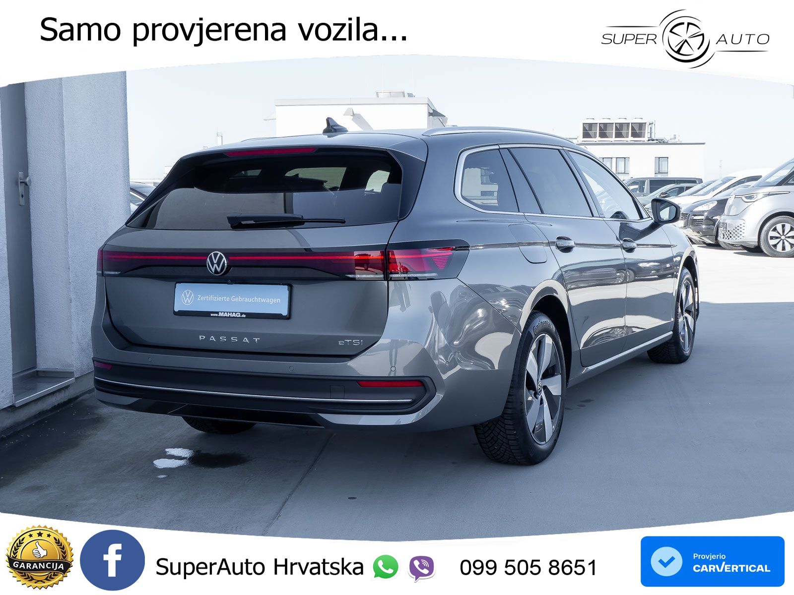 Volkswagen Passat Variant 1.5 eTSI (150 KS) DSG Business LED+GR SJED+ACC