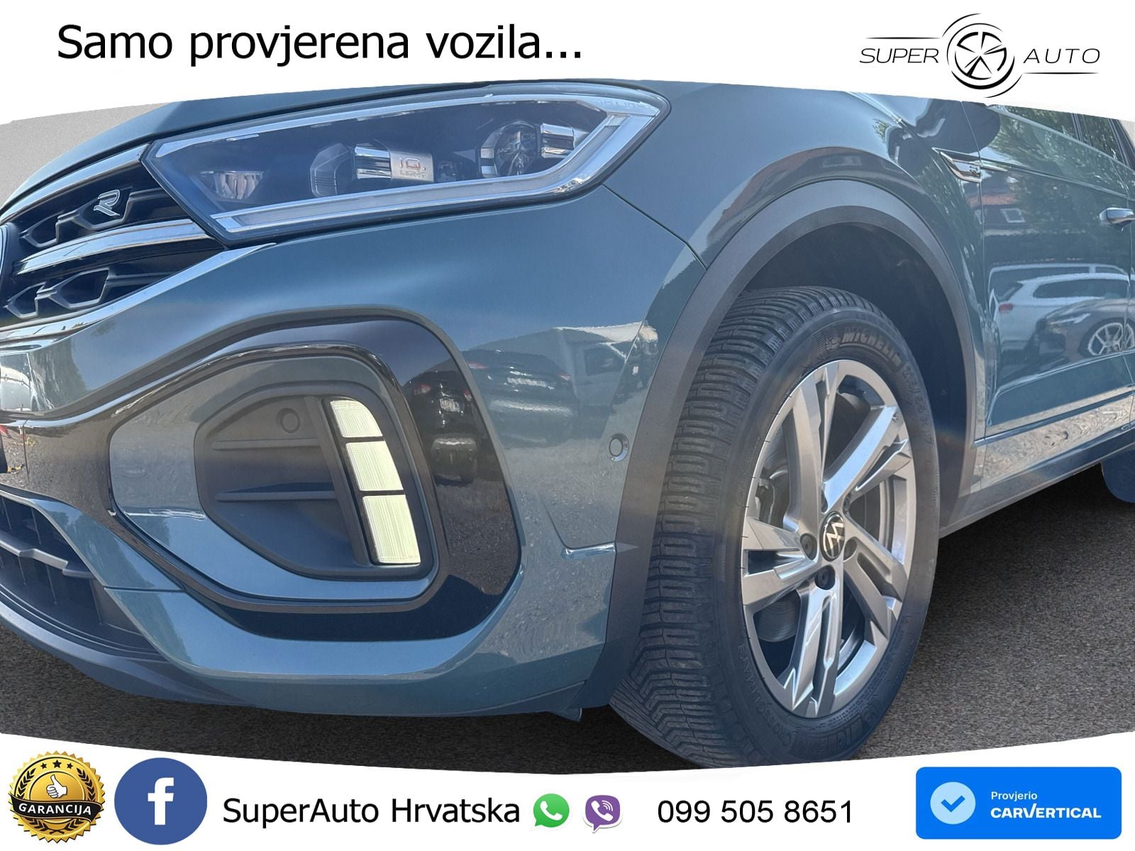 Volkswagen T-Roc 2.0 TDI (150 KS) DSG R-Line LED+GR SJED+ACC