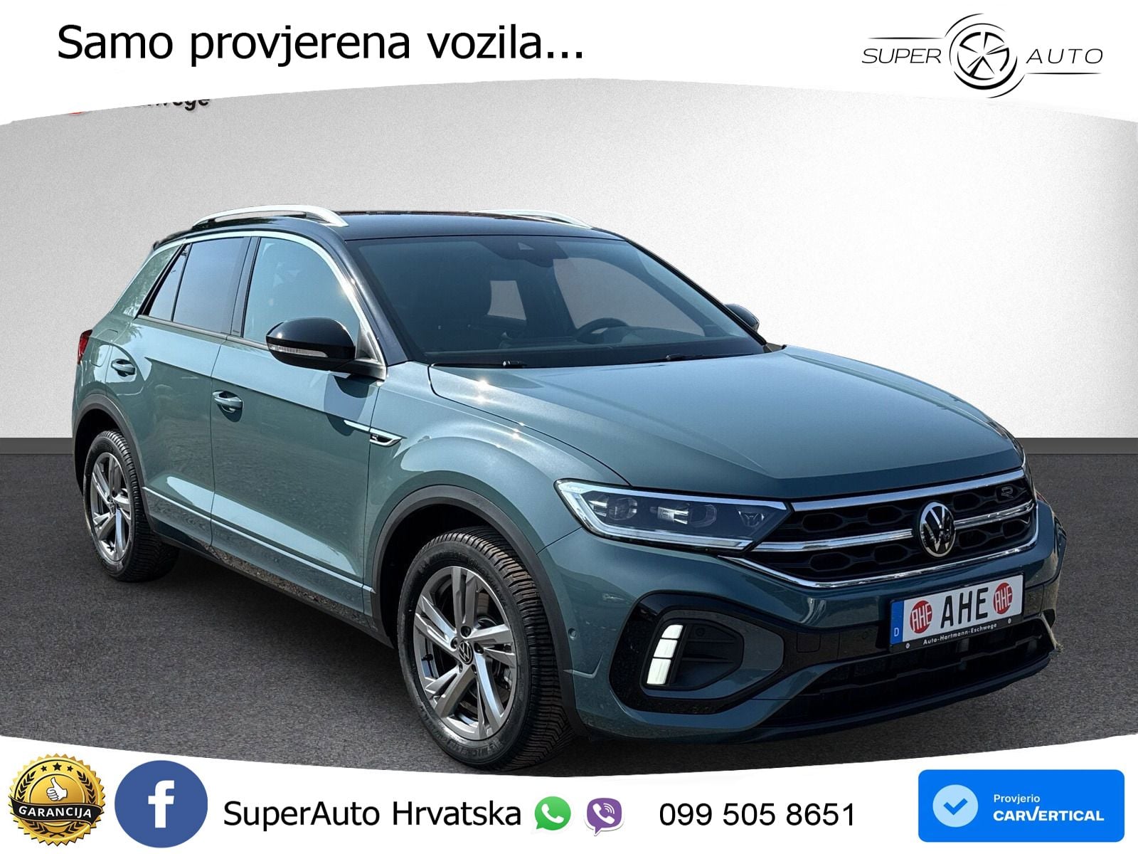 Volkswagen T-Roc 2.0 TDI (150 KS) DSG R-Line LED+GR SJED+ACC