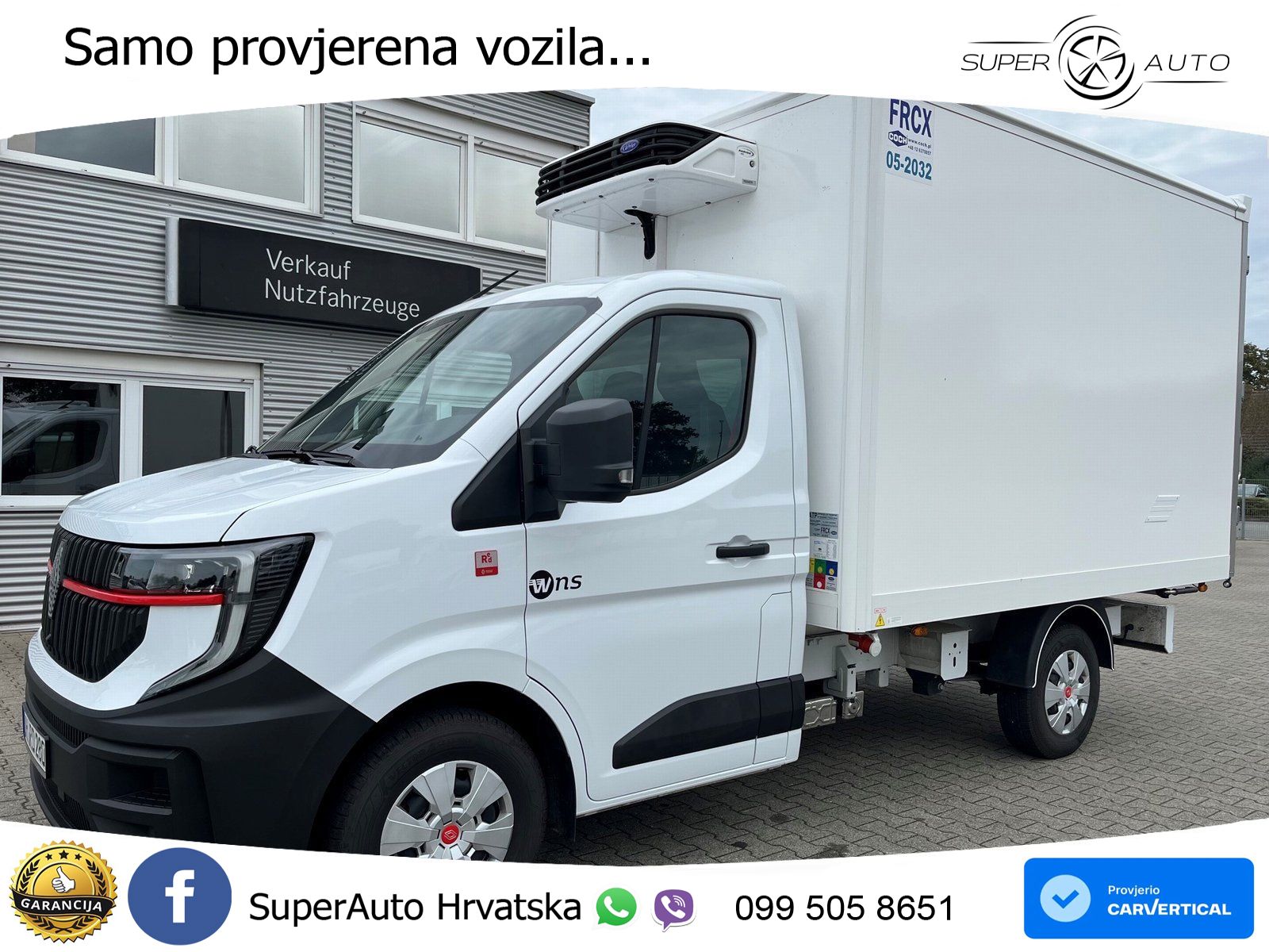 Renault Master RED TK-Koffer -18°C Carrier NUR 5.000km! 170 KS