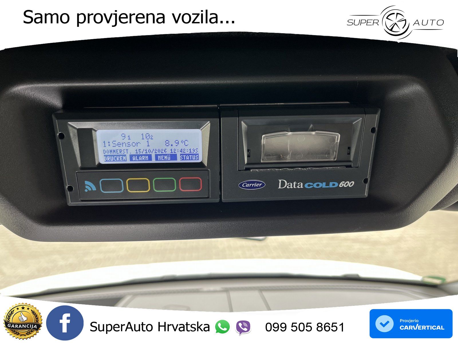 Renault Master RED TK-Koffer -18°C Carrier NUR 5.000km! 170 KS