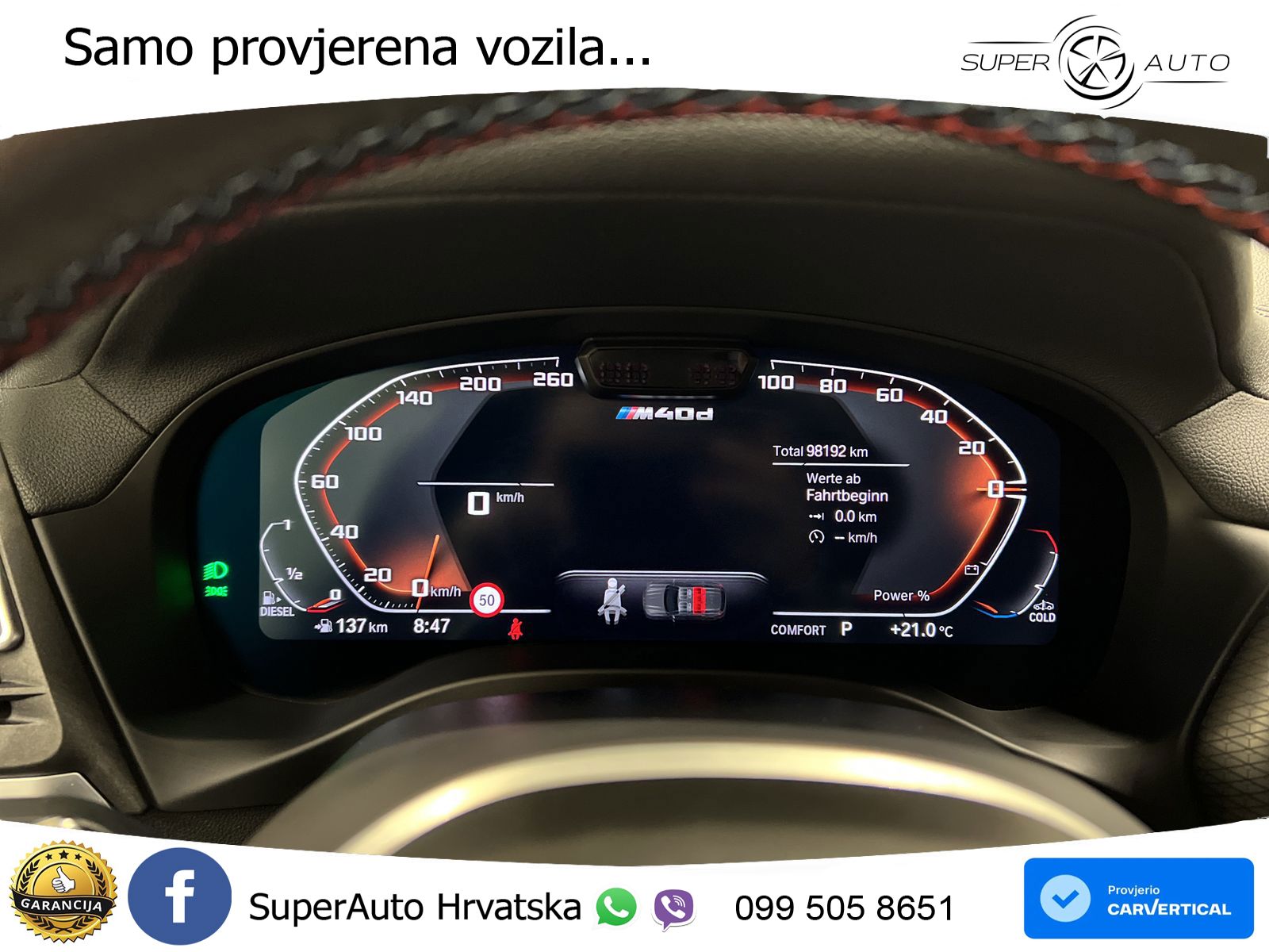 BMW X3 M40d xDrive Steptronic LED+GR SJED+ACC