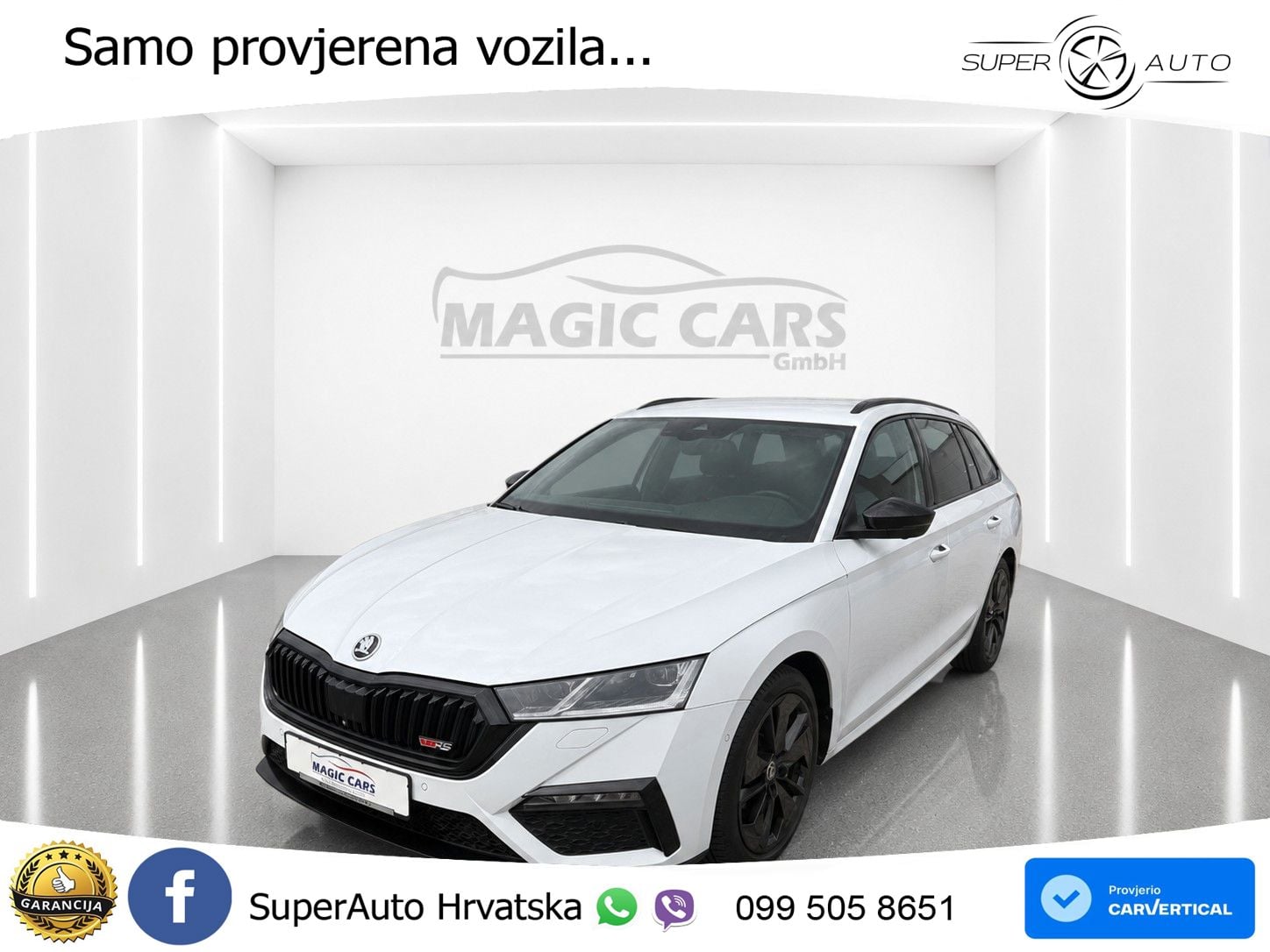 Škoda Octavia Combi RS 2.0 TDI (200 KS) DSG LED+GR SJED+ACC