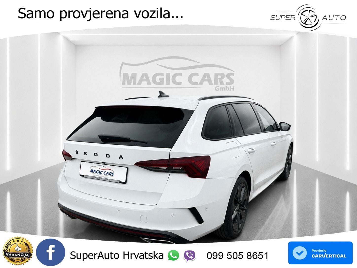 Škoda Octavia Combi RS 2.0 TDI (200 KS) DSG LED+GR SJED+ACC