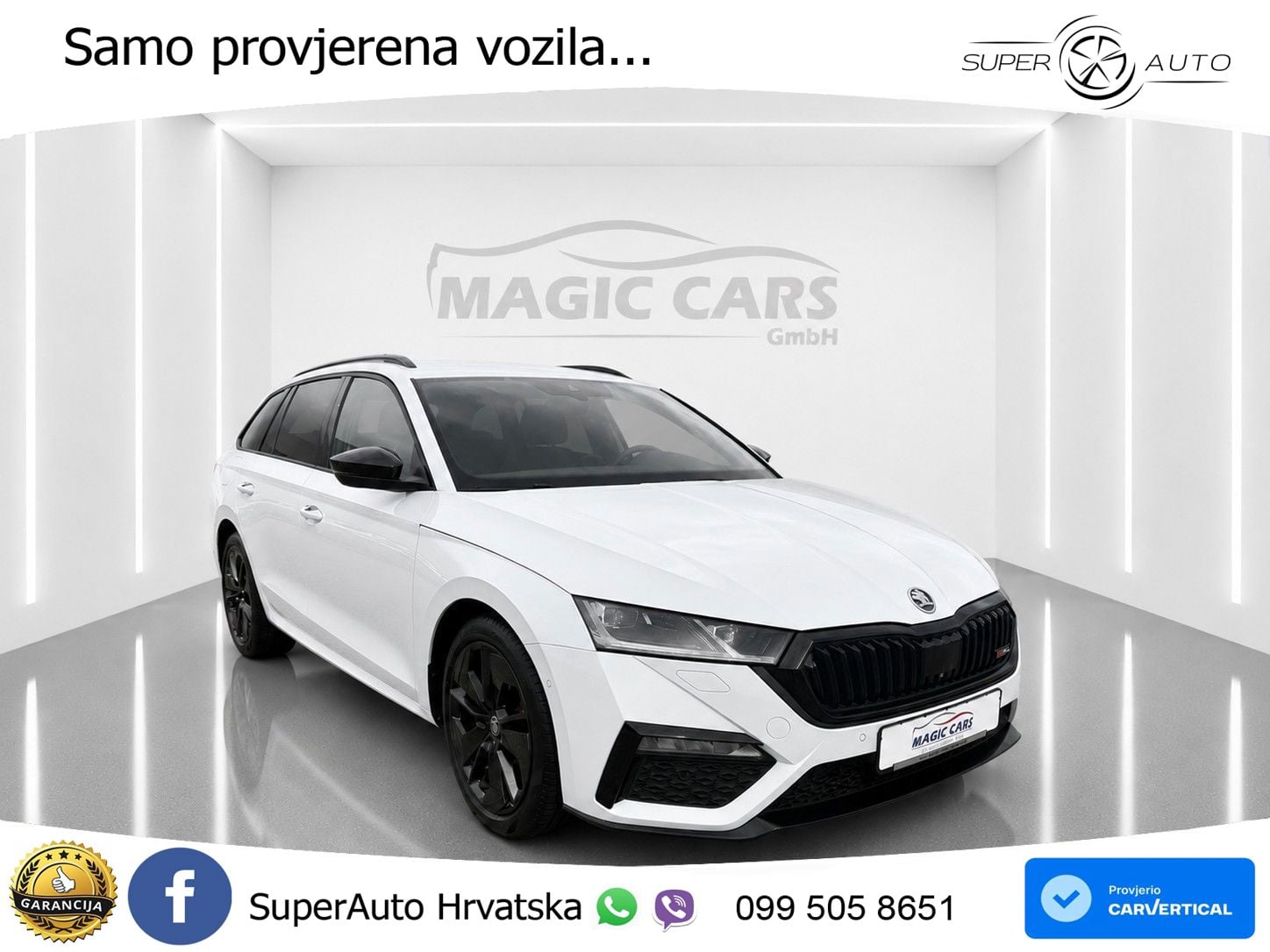 Škoda Octavia Combi RS 2.0 TDI (200 KS) DSG LED+GR SJED+ACC