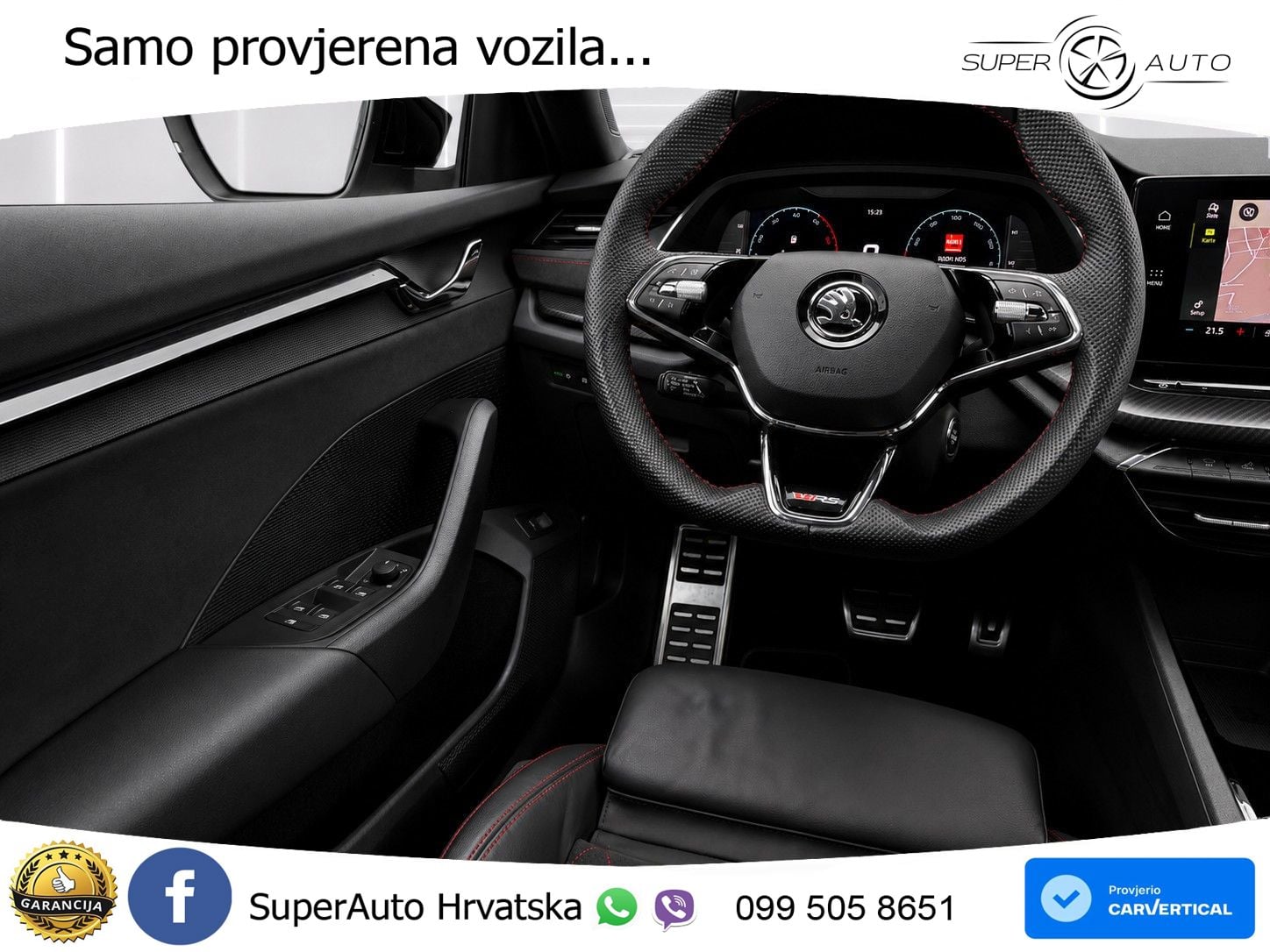 Škoda Octavia Combi RS 2.0 TDI (200 KS) DSG LED+GR SJED+ACC