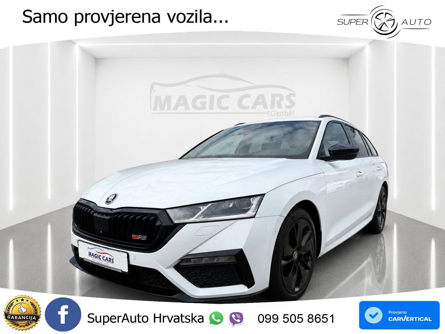 Škoda Octavia Combi RS 2.0 TDI (200 KS) DSG LED+GR SJED+ACC