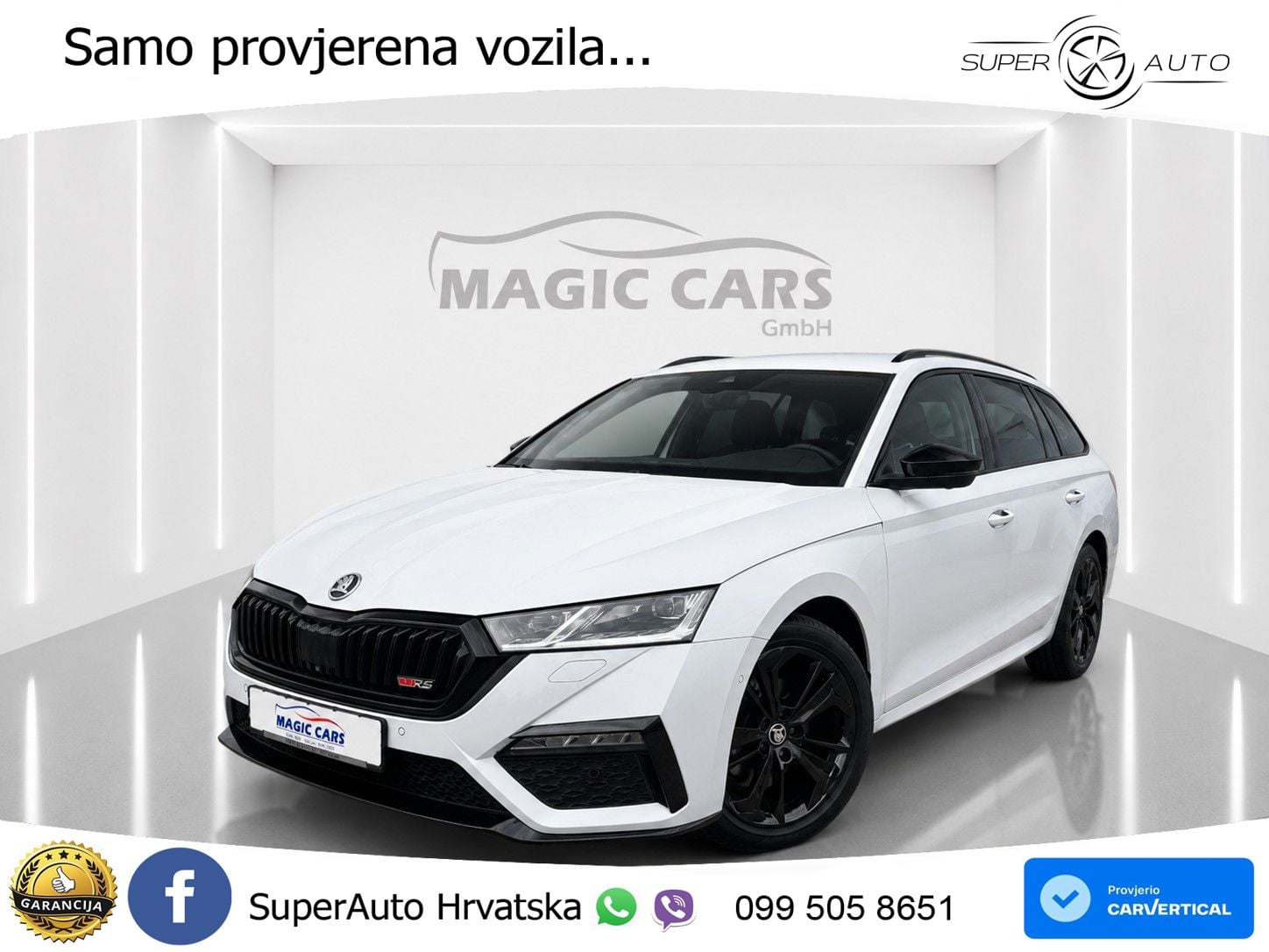 Škoda Octavia Combi RS 2.0 TDI (200 KS) DSG LED+GR SJED+ACC