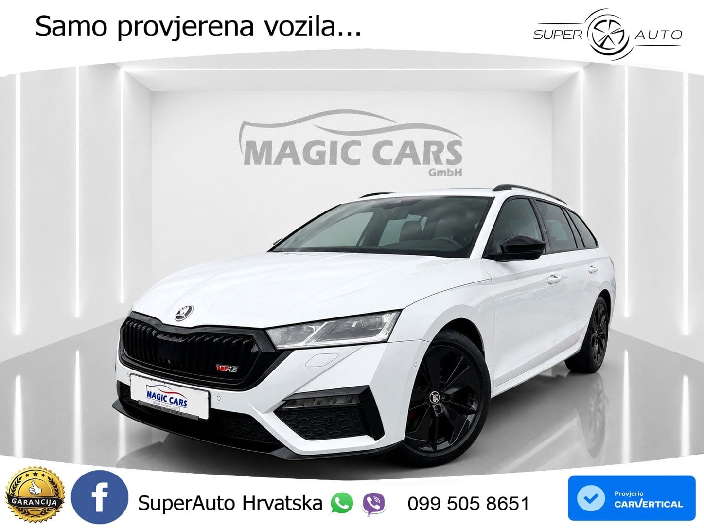 Škoda Octavia Combi RS 2.0 TDI (200 KS) DSG LED+GR SJED+ACC