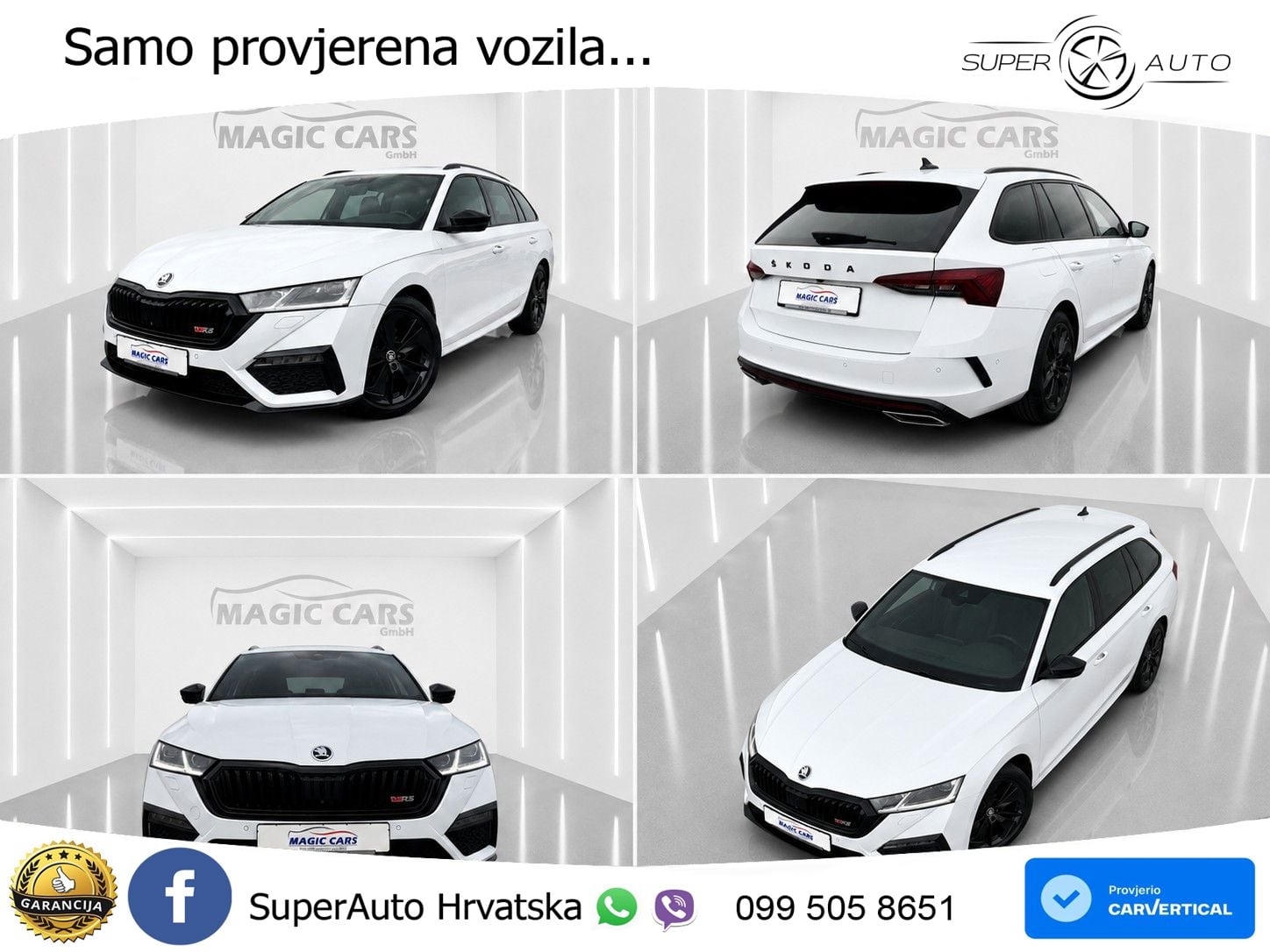 Škoda Octavia Combi RS 2.0 TDI (200 KS) DSG LED+GR SJED+ACC