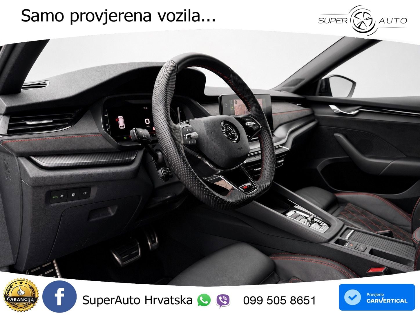 Škoda Octavia Combi RS 2.0 TDI (200 KS) DSG LED+GR SJED+ACC