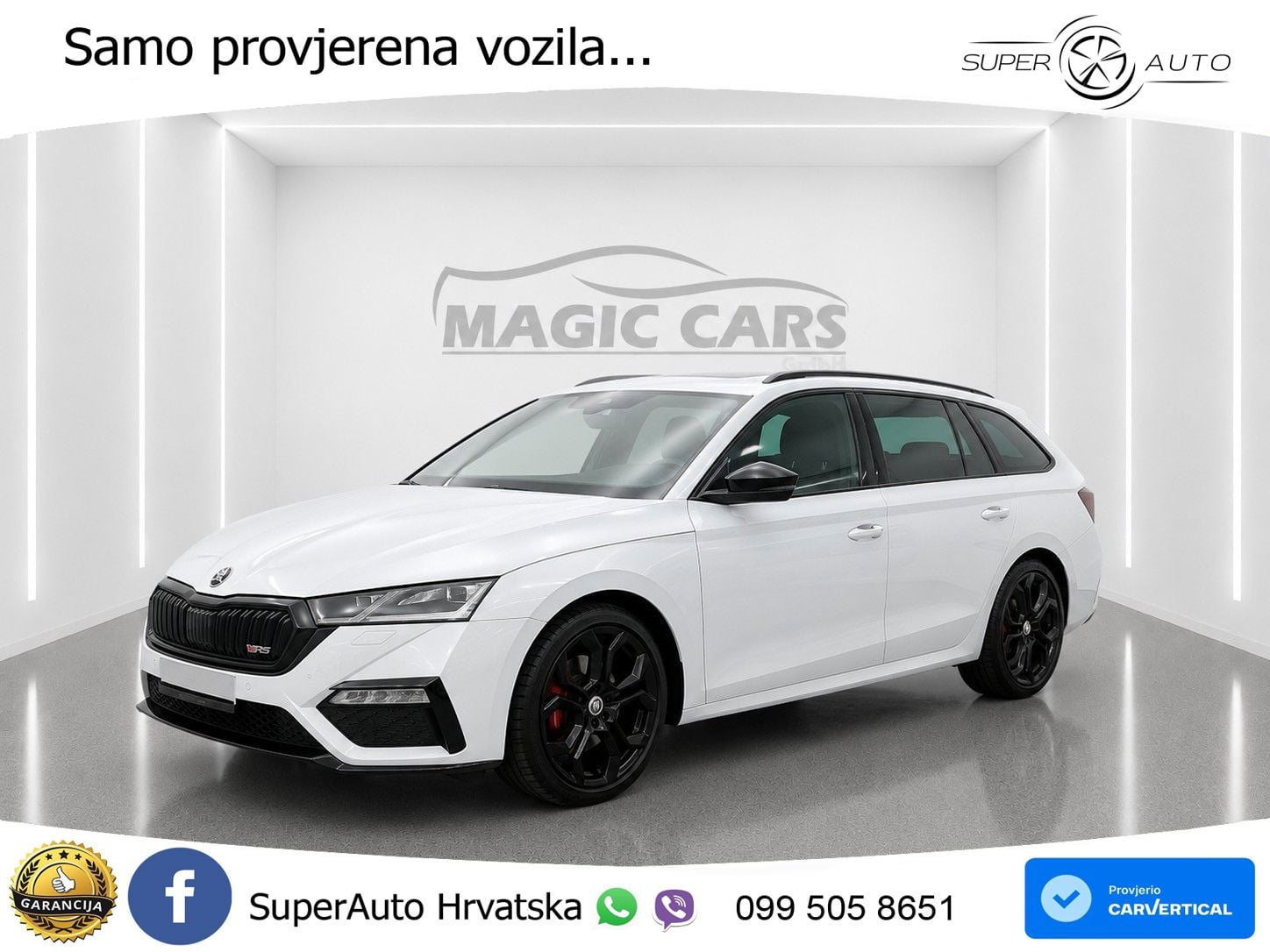 Škoda Octavia Combi RS 2.0 TDI (200 KS) DSG LED+GR SJED+ACC