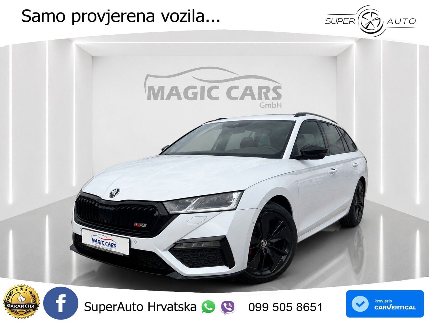 Škoda Octavia Combi RS 2.0 TDI (200 KS) DSG LED+GR SJED+ACC