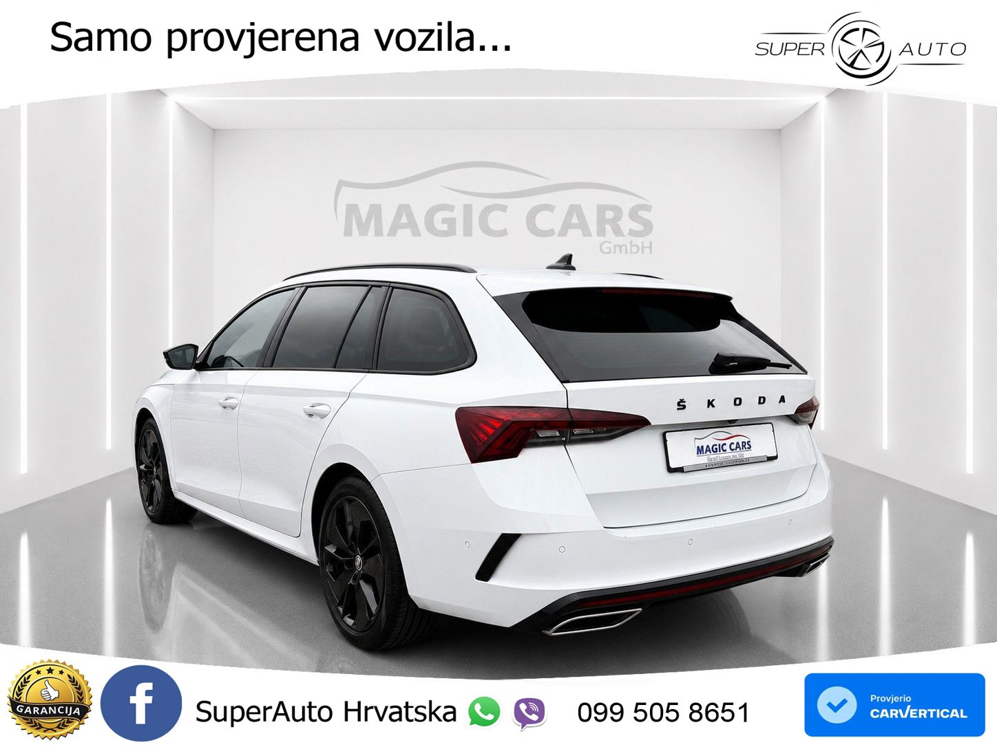 Škoda Octavia Combi RS 2.0 TDI (200 KS) DSG LED+GR SJED+ACC