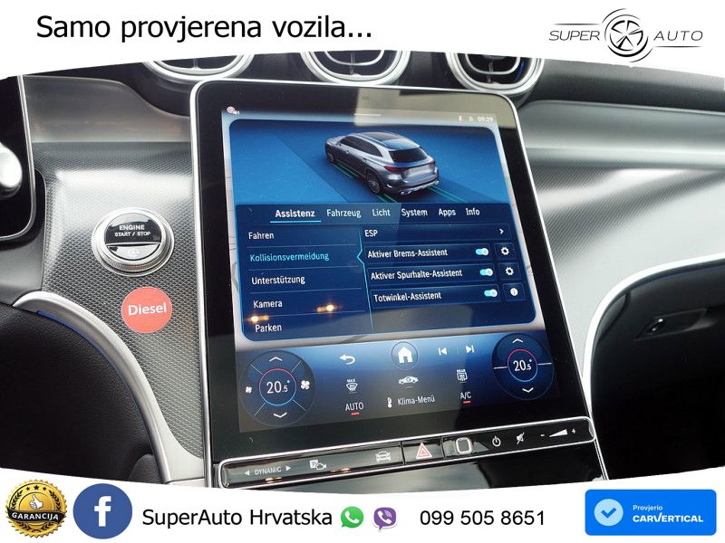 Mercedes GLC 200d (163 KS) 4MATIC 9G-TRONIC Avantgarde ACC+GR SJED+360+PANO