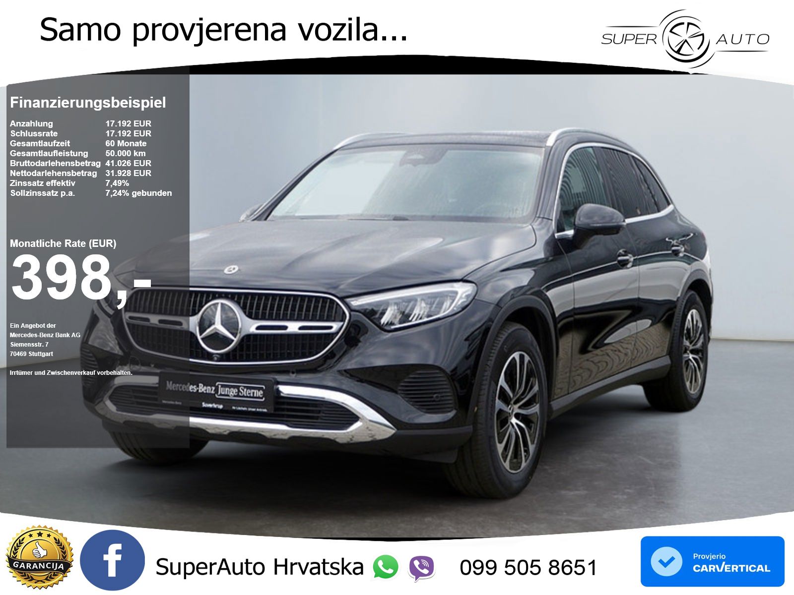 Mercedes GLC 200d (163 KS) 4MATIC 9G-TRONIC Avantgarde ACC+GR SJED+360+PANO