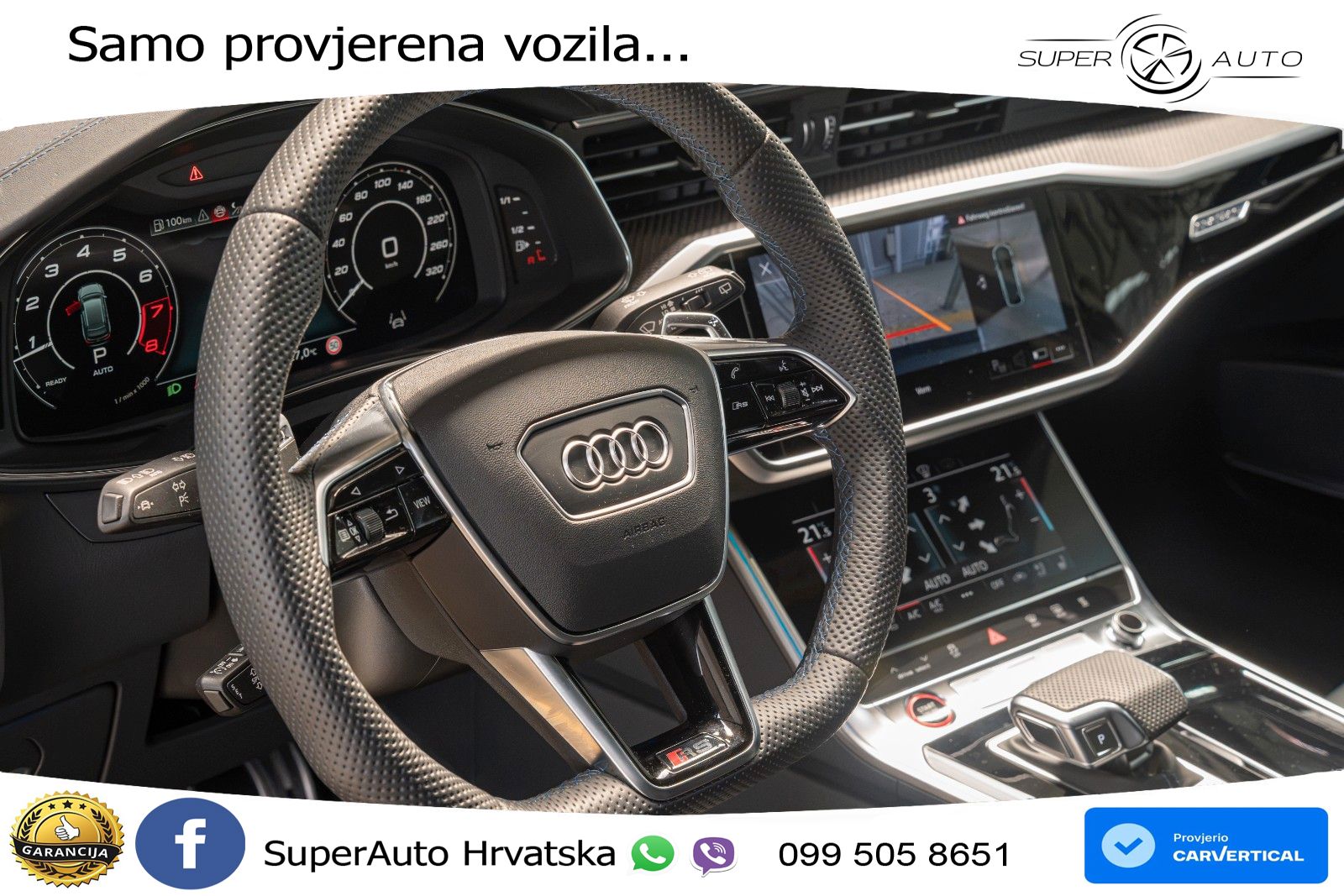 Audi RS6 Avant 4.0 TFSI V8 performance (630 KS)  quattro tiptronic LED+GR SJED+ACC