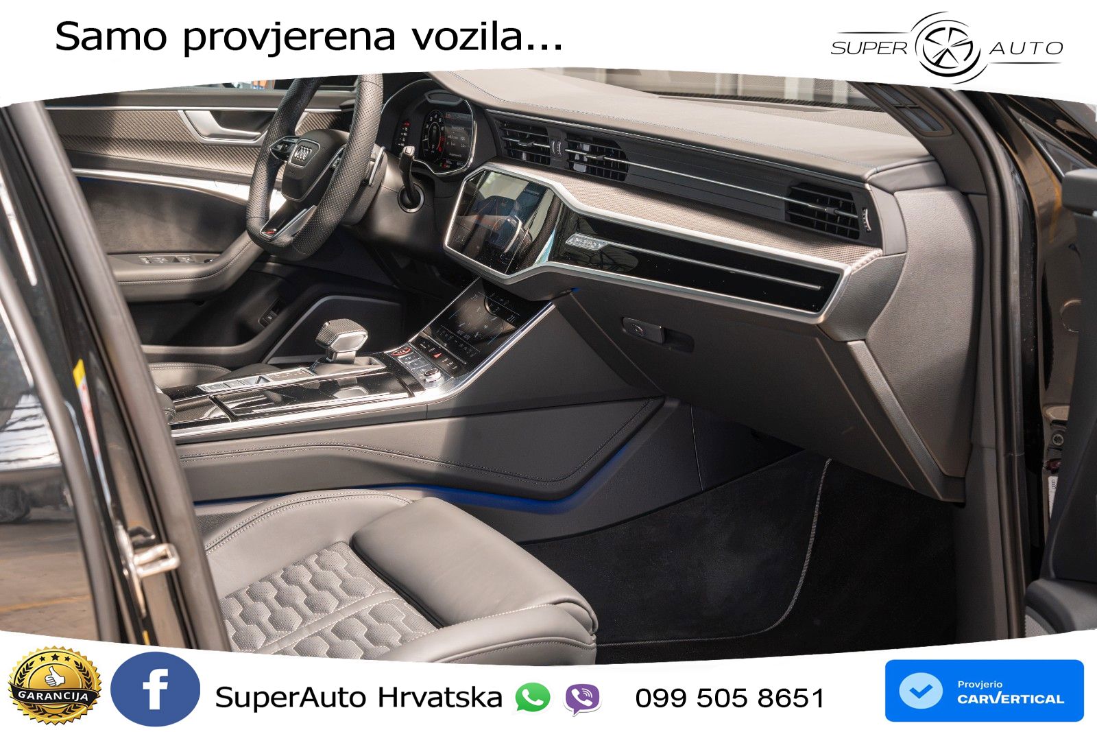 Audi RS6 Avant 4.0 TFSI V8 performance (630 KS)  quattro tiptronic LED+GR SJED+ACC