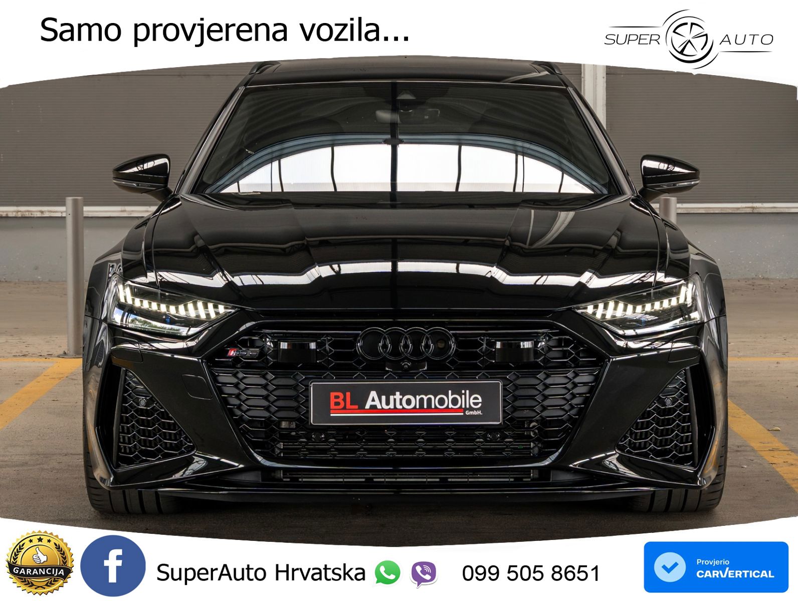 Audi RS6 Avant 4.0 TFSI V8 performance (630 KS)  quattro tiptronic LED+GR SJED+ACC