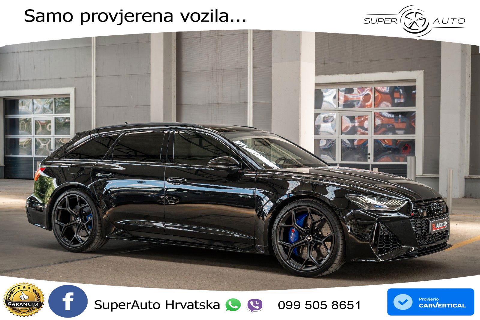 Audi RS6 Avant 4.0 TFSI V8 performance (630 KS)  quattro tiptronic LED+GR SJED+ACC
