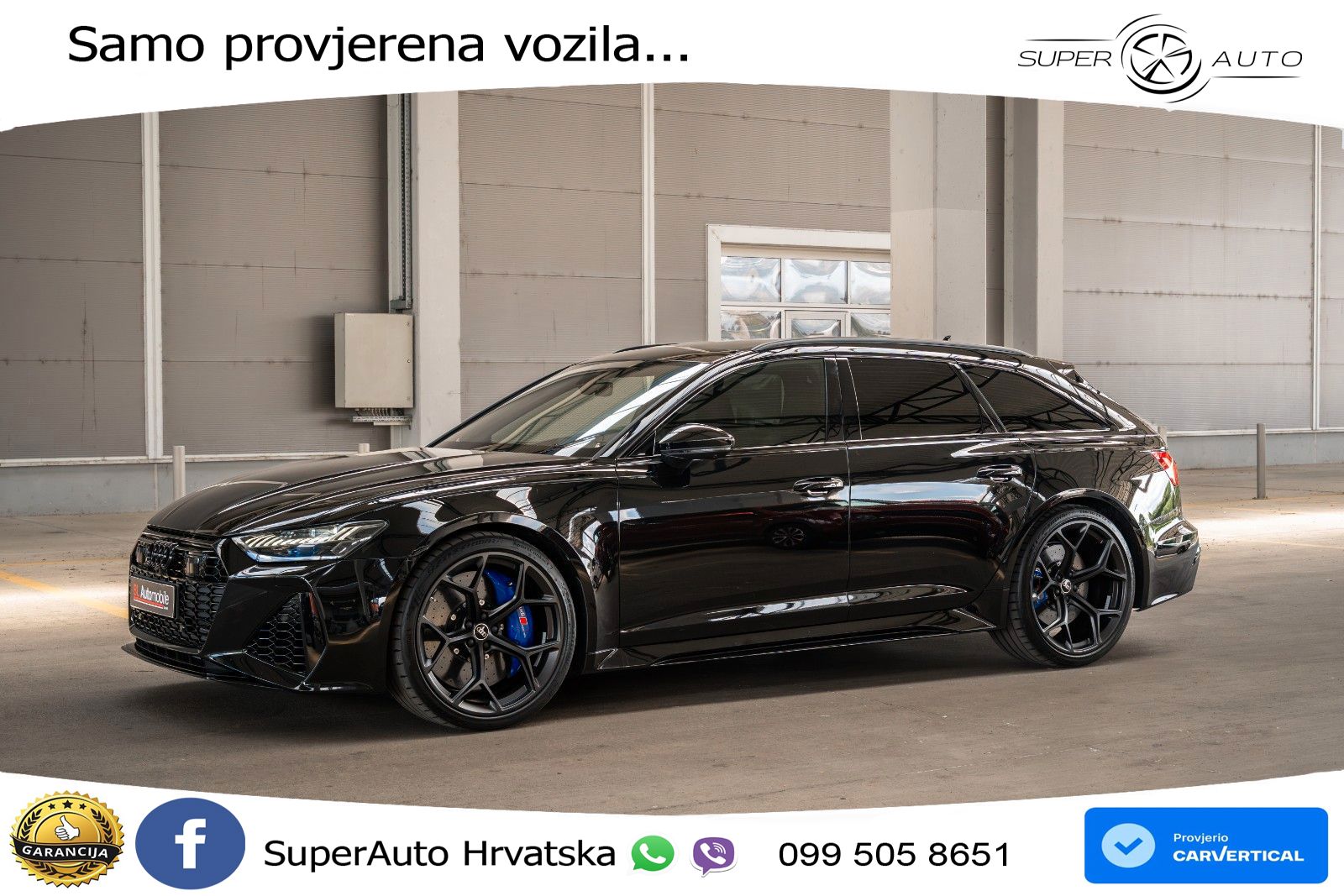 Audi RS6 Avant 4.0 TFSI V8 performance (630 KS)  quattro tiptronic LED+GR SJED+ACC