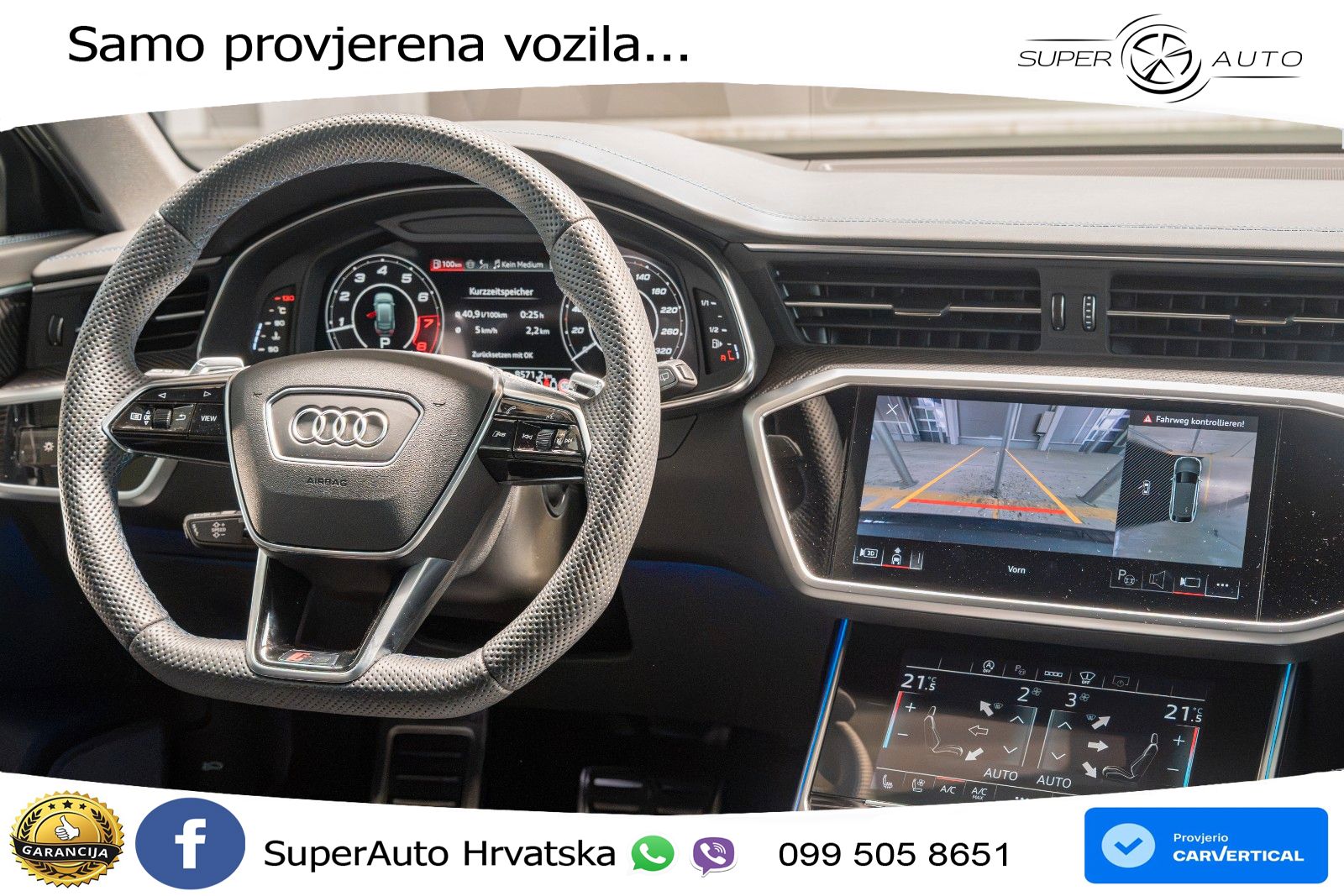 Audi RS6 Avant 4.0 TFSI V8 performance (630 KS)  quattro tiptronic LED+GR SJED+ACC