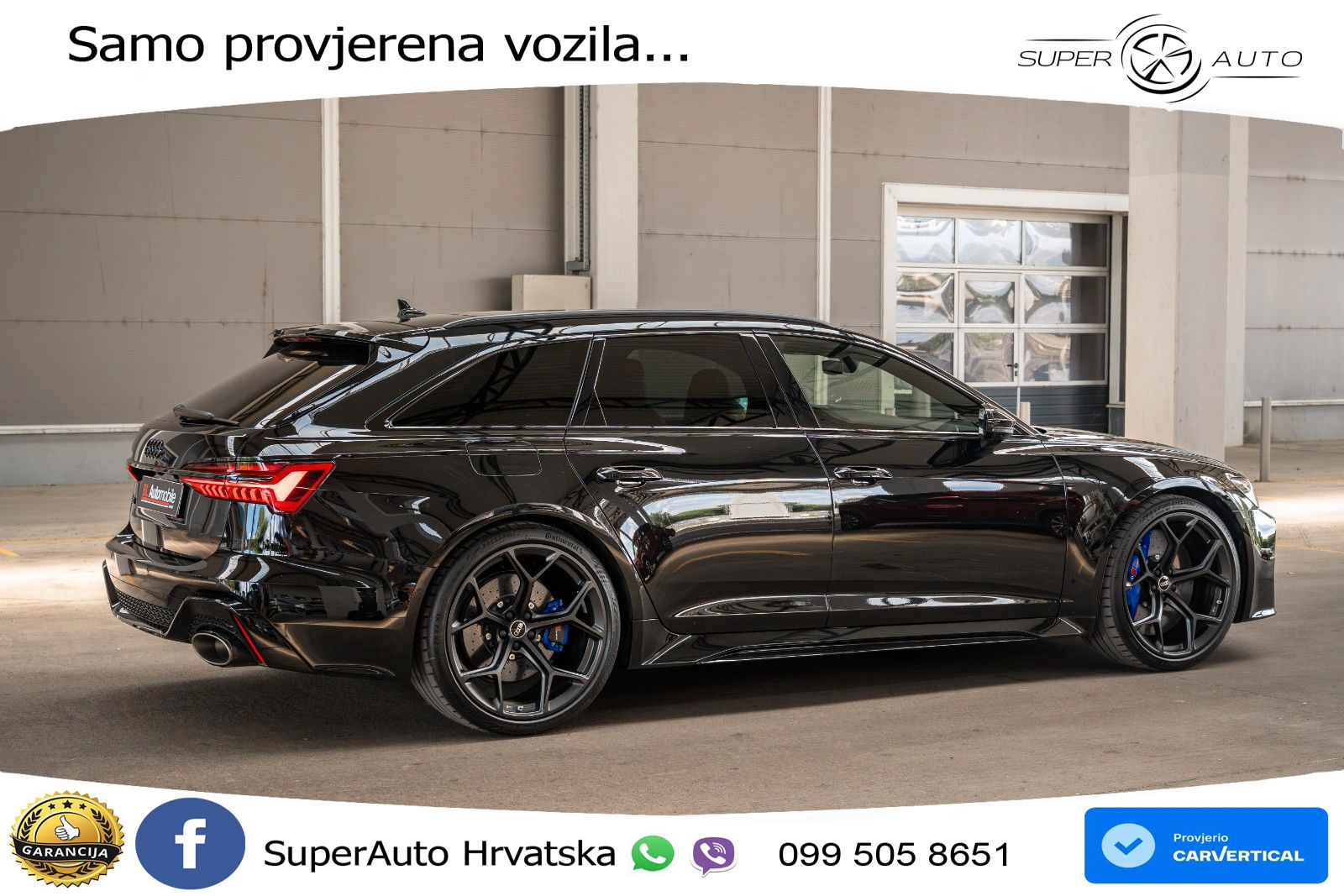 Audi RS6 Avant 4.0 TFSI V8 performance (630 KS)  quattro tiptronic LED+GR SJED+ACC