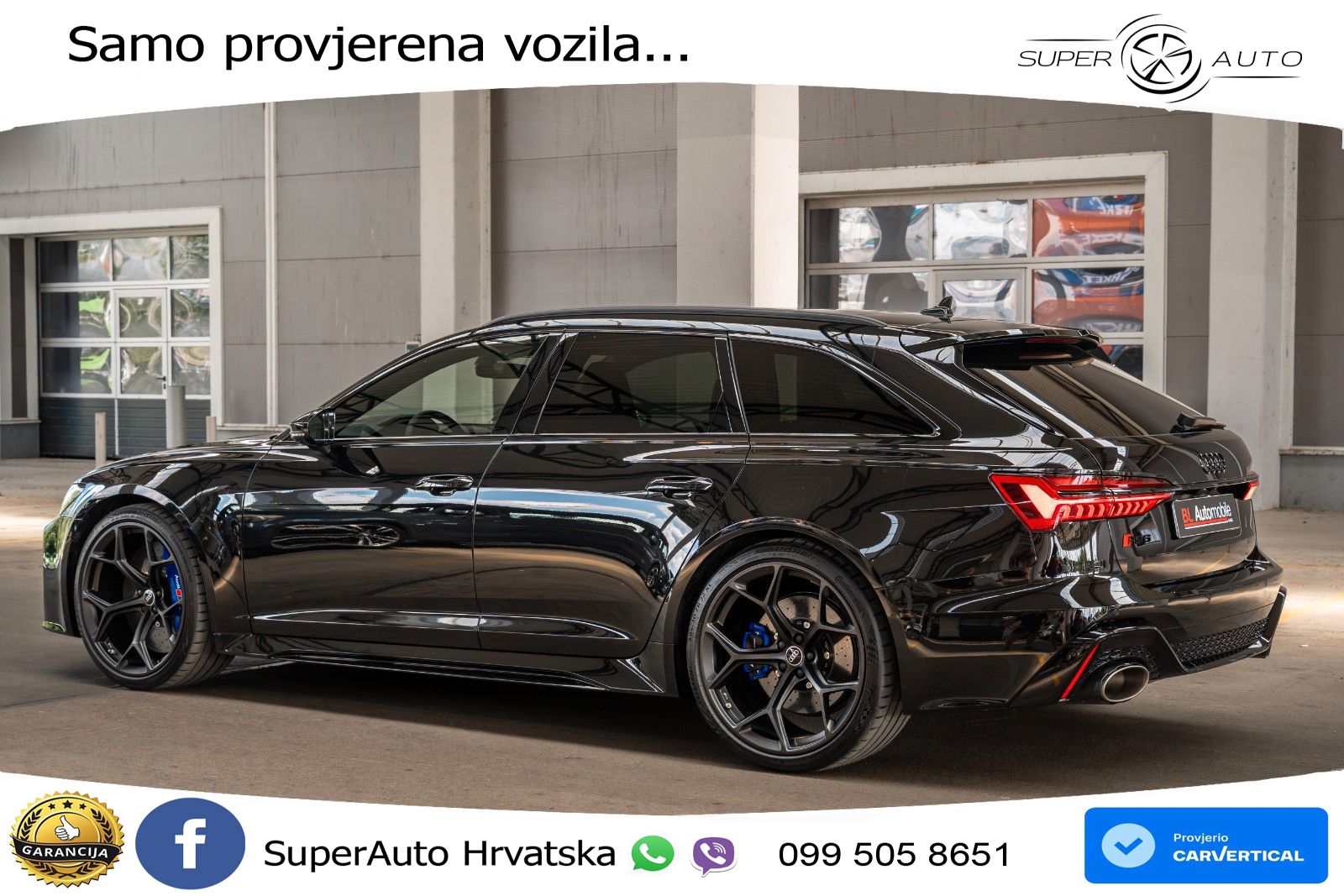 Audi RS6 Avant 4.0 TFSI V8 performance (630 KS)  quattro tiptronic LED+GR SJED+ACC