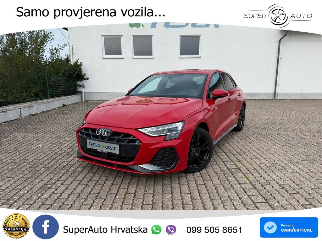 Audi A3 35 TFSI (150 KS) S tronic S line LED+GR SJED+ACC