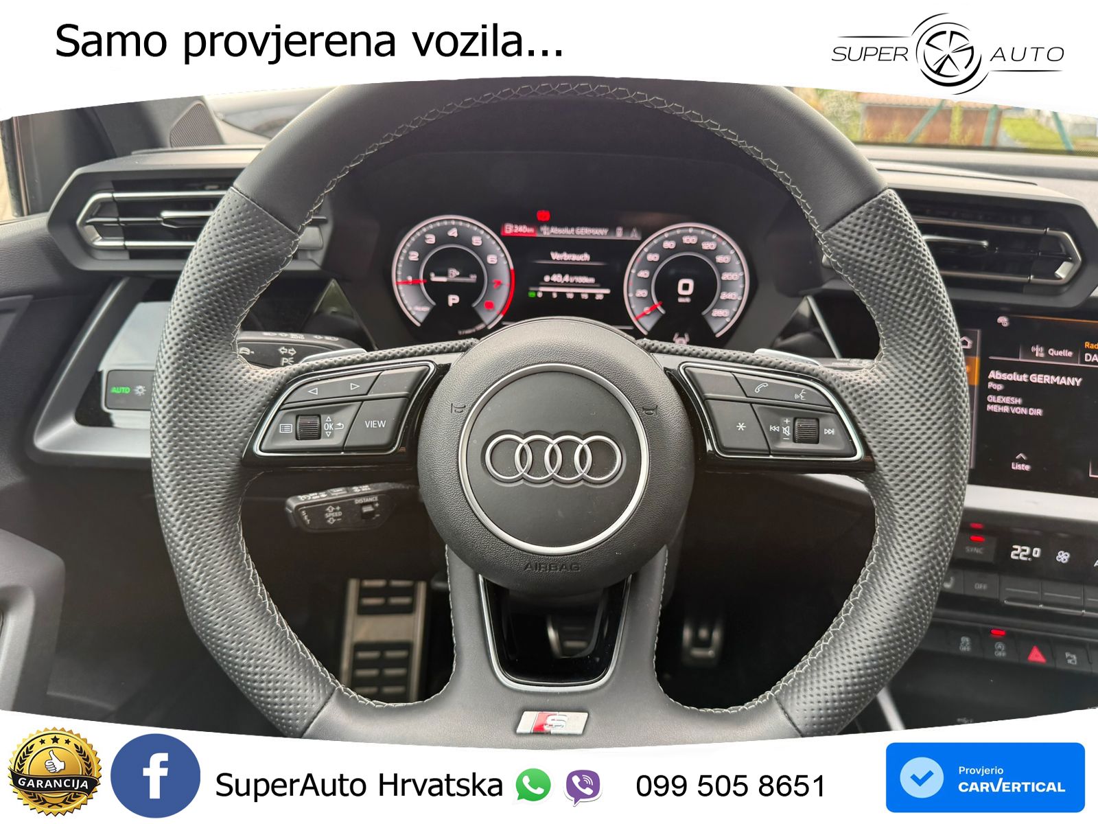 Audi A3 35 TFSI (150 KS) S tronic S line LED+GR SJED+ACC