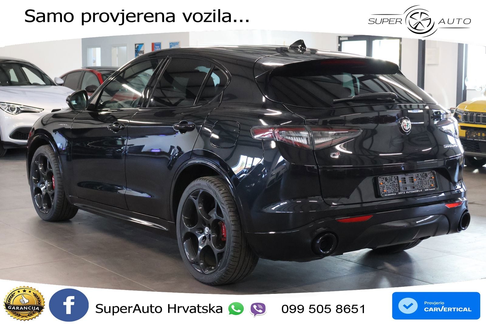 Alfa Romeo Stelvio 2.2 MultiJet II (210 KS) Q4 Automatic MATRIX+GR SJED+KAM