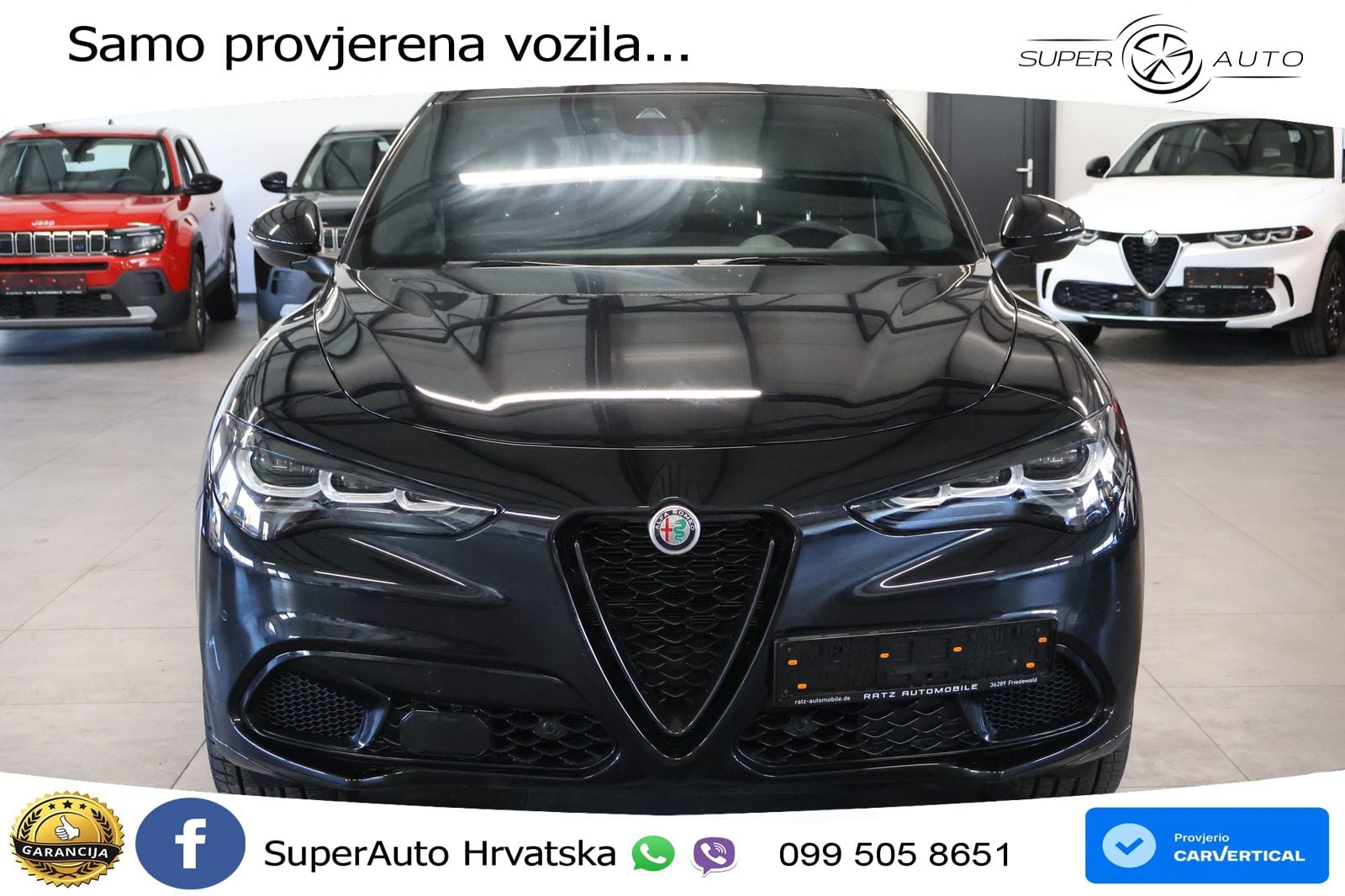 Alfa Romeo Stelvio 2.2 MultiJet II (210 KS) Q4 Automatic MATRIX+GR SJED+KAM