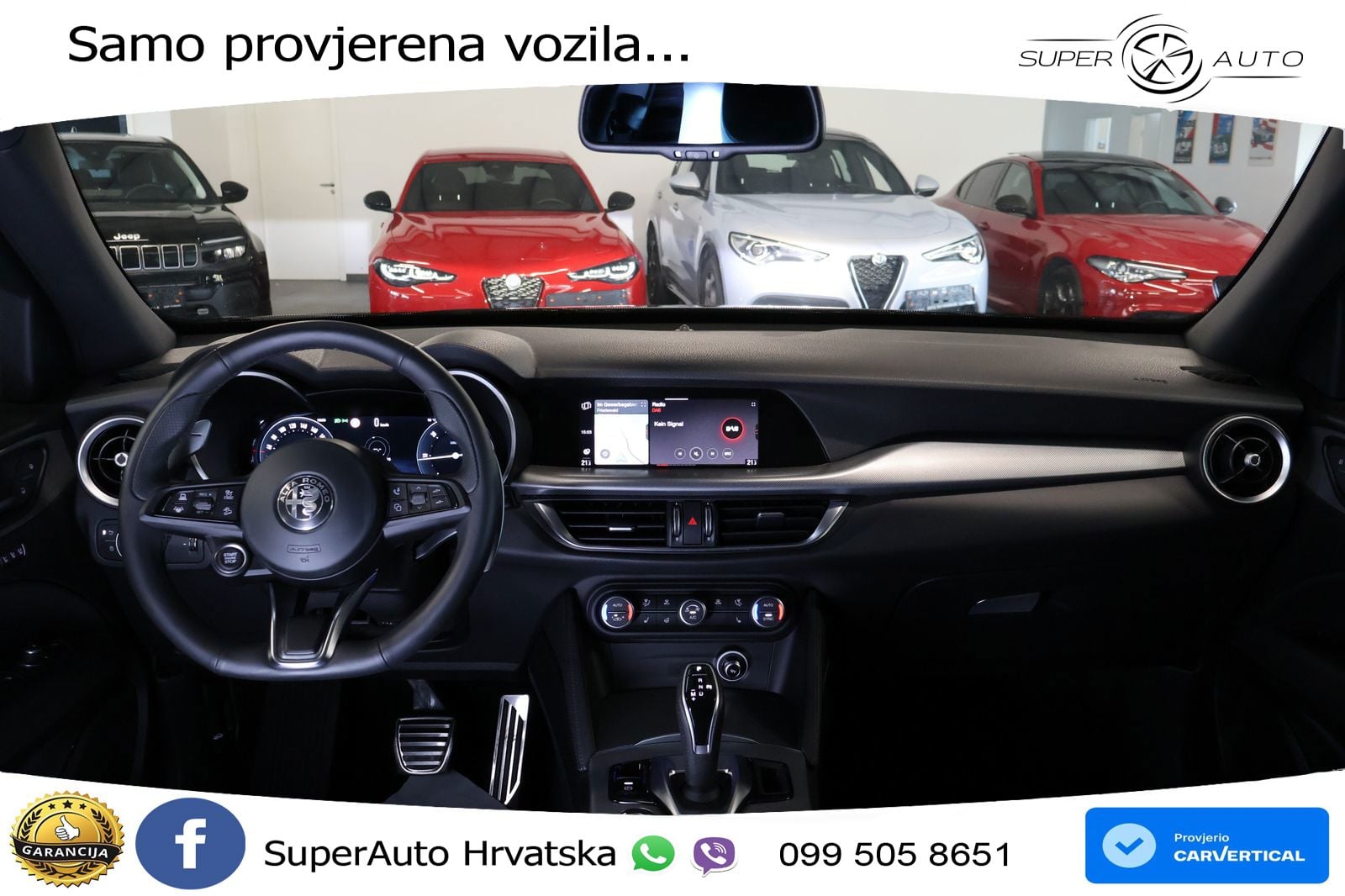 Alfa Romeo Stelvio 2.2 MultiJet II (210 KS) Q4 Automatic MATRIX+GR SJED+KAM