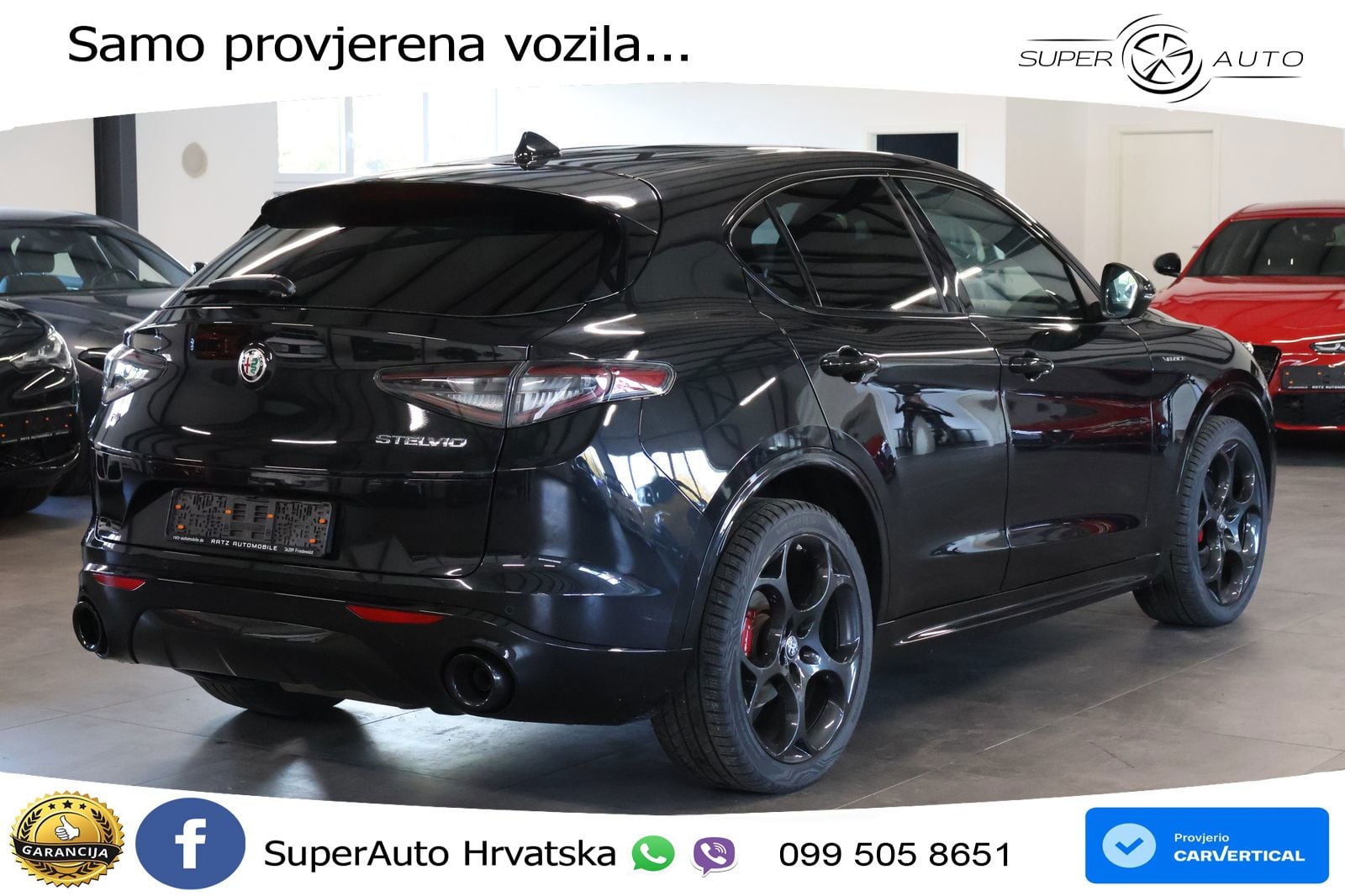 Alfa Romeo Stelvio 2.2 MultiJet II (210 KS) Q4 Automatic MATRIX+GR SJED+KAM