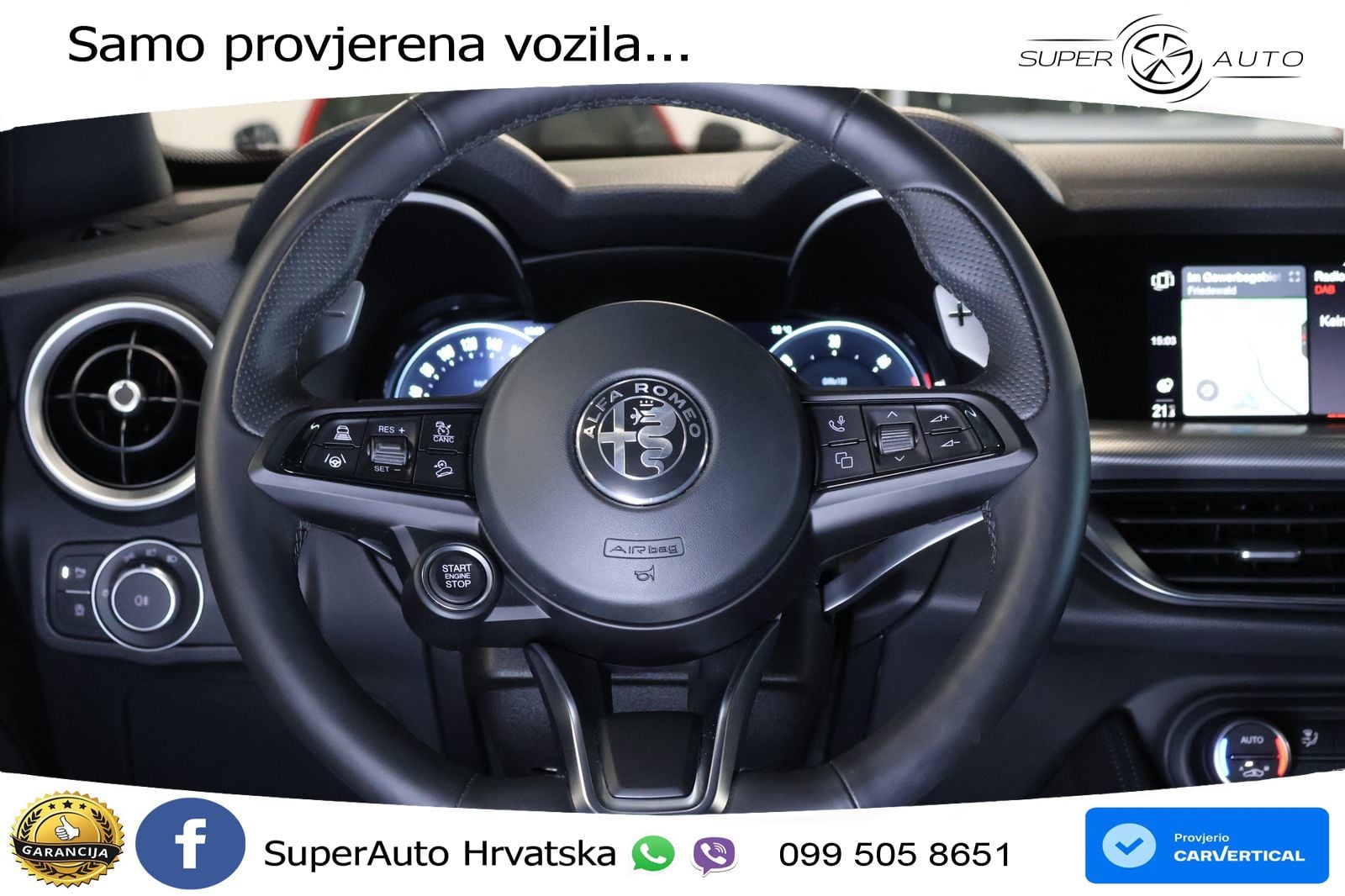 Alfa Romeo Stelvio 2.2 MultiJet II (210 KS) Q4 Automatic MATRIX+GR SJED+KAM