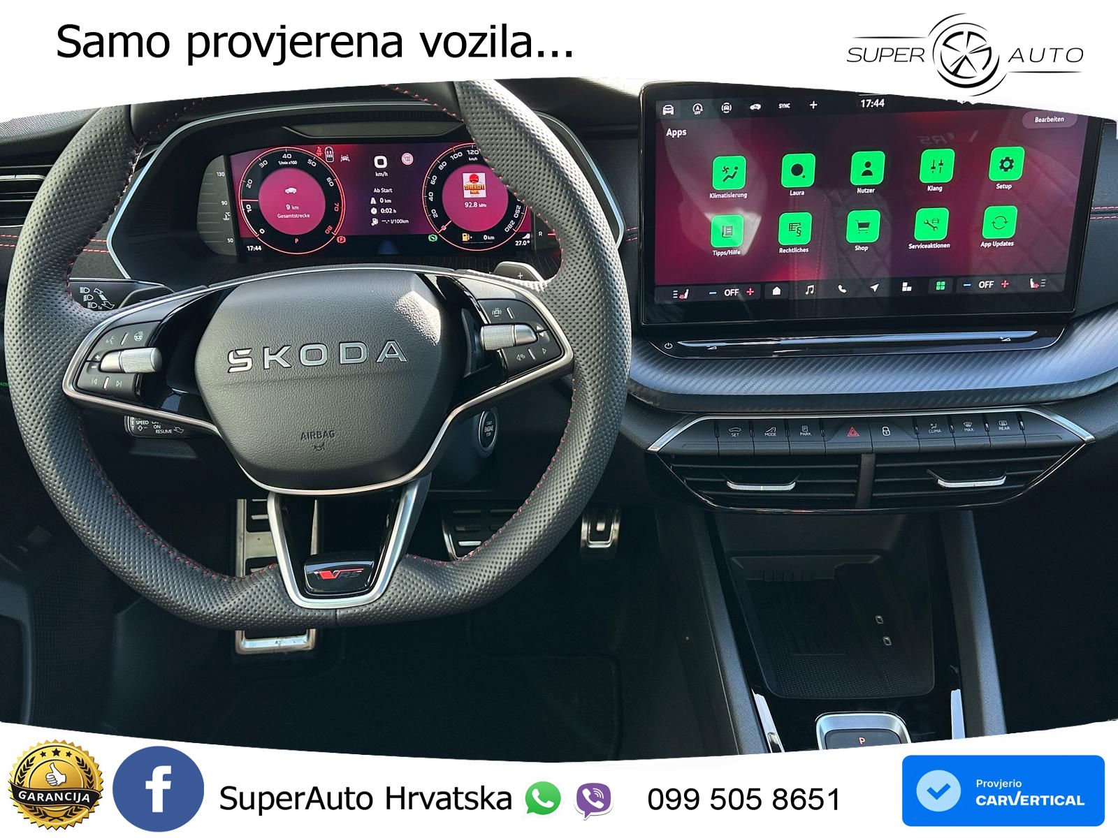 Škoda Octavia Combi RS 2.0 TSI (265 KS) DSG MATRIX+GR SJED+KAM