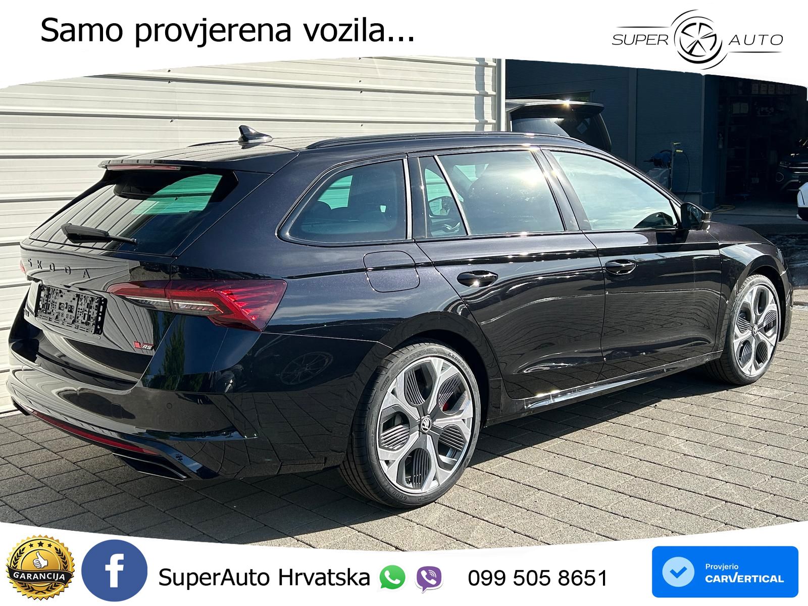 Škoda Octavia Combi RS 2.0 TSI (265 KS) DSG MATRIX+GR SJED+KAM