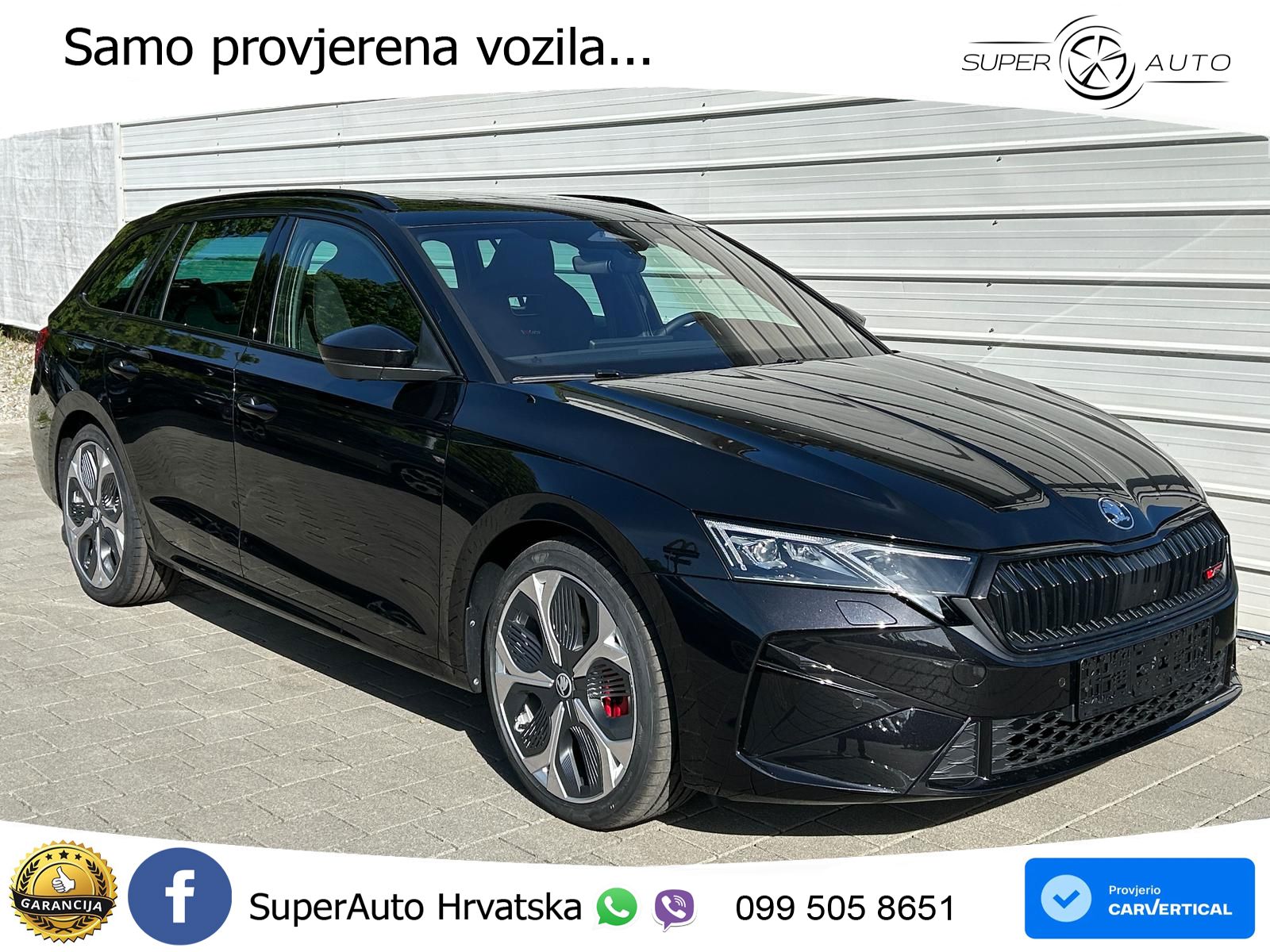 Škoda Octavia Combi RS 2.0 TSI (265 KS) DSG MATRIX+GR SJED+KAM