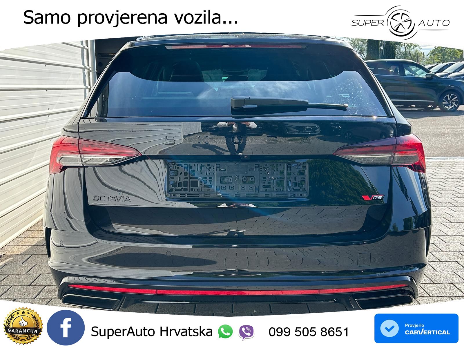 Škoda Octavia Combi RS 2.0 TSI (265 KS) DSG MATRIX+GR SJED+KAM
