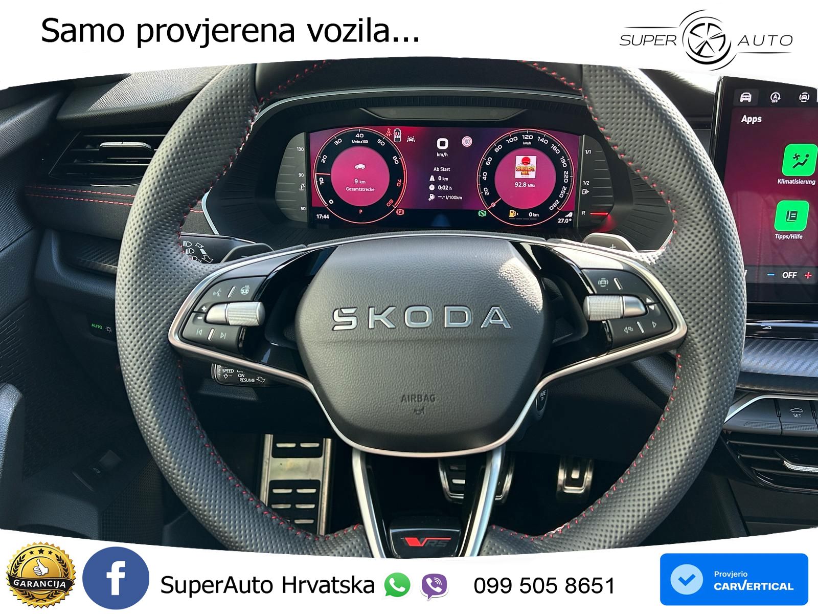 Škoda Octavia Combi RS 2.0 TSI (265 KS) DSG MATRIX+GR SJED+KAM