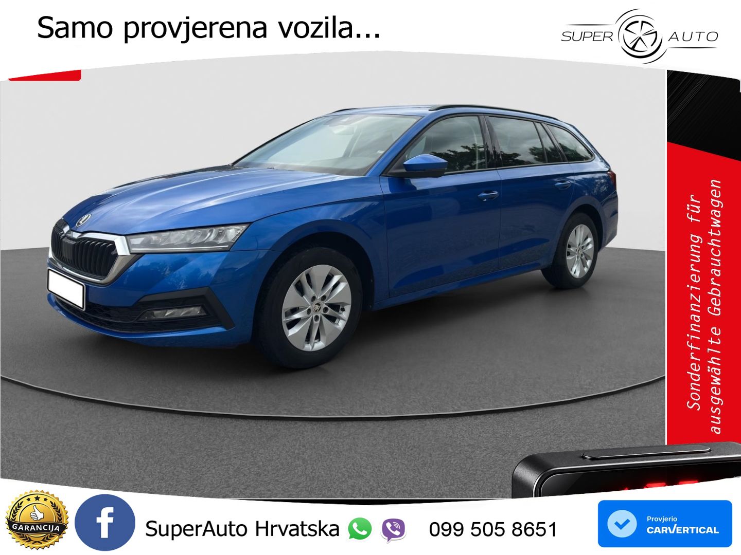 Škoda Octavia Combi 2.0 TDI (150 KS) DSG LED+GR SJED+ACC