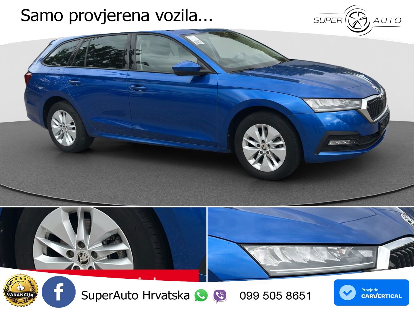 Škoda Octavia Combi 2.0 TDI (150 KS) DSG LED+GR SJED+ACC